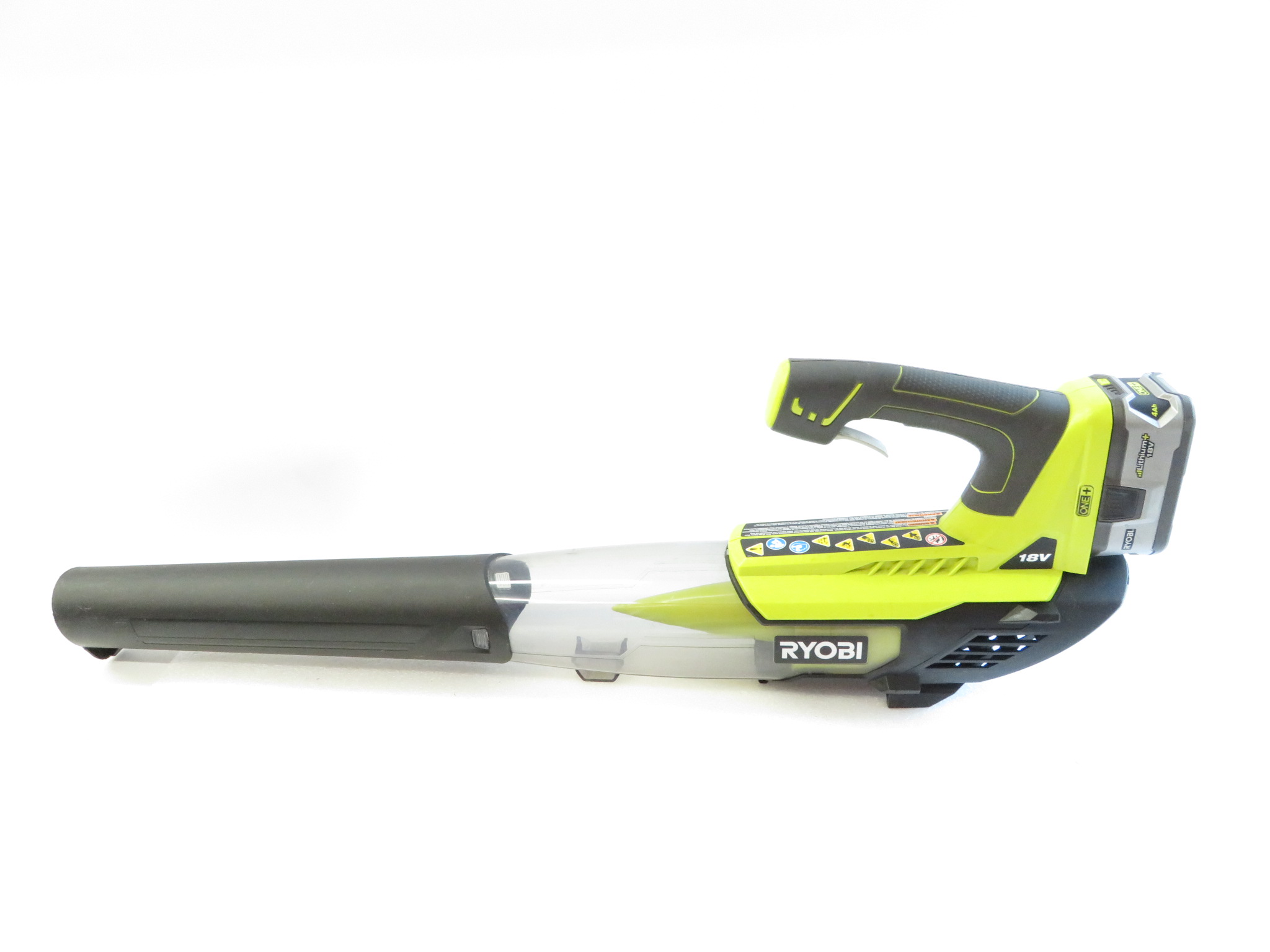Ryobi P2108 18V 100 MPH 280 CFM VariableSpeed Jet Fan Leaf Blower