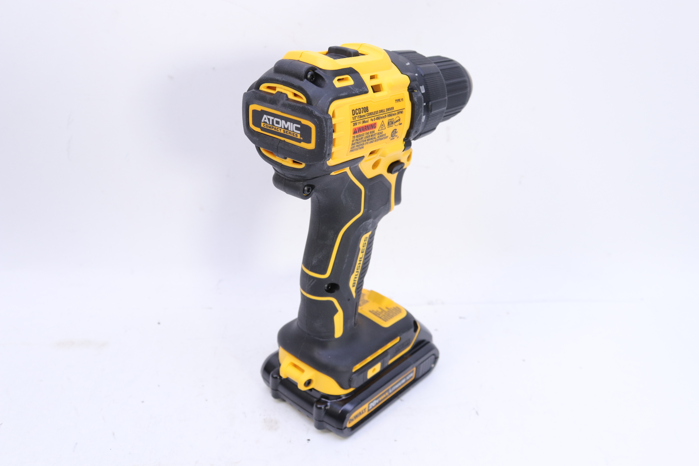DEWALT DCD708 ATOMIC 20Volt MAX Cordless Brushless Compact 1/2 in