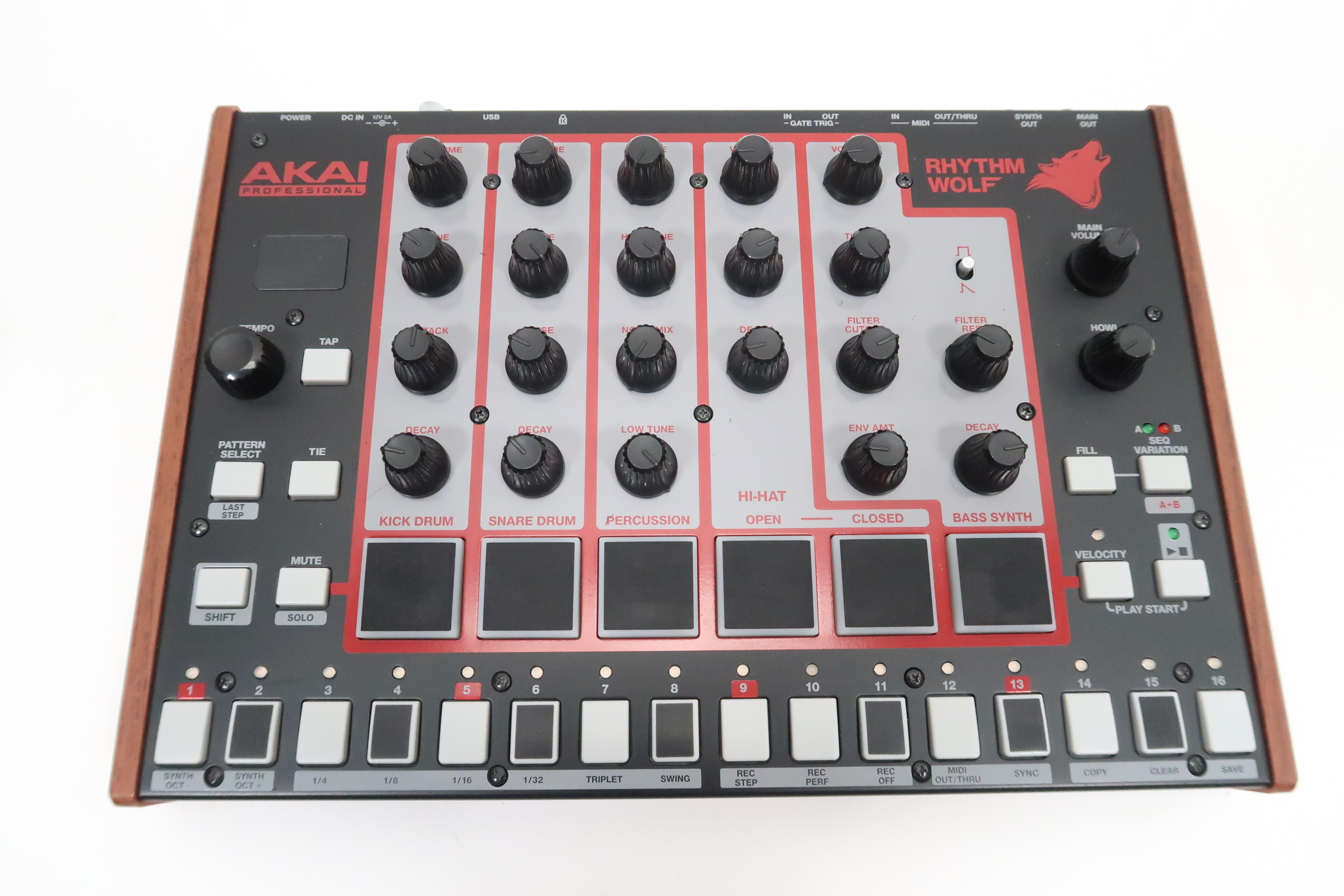 Akai Professional Rhythm Wolf Analog Drum and Bass Synthesizer Module