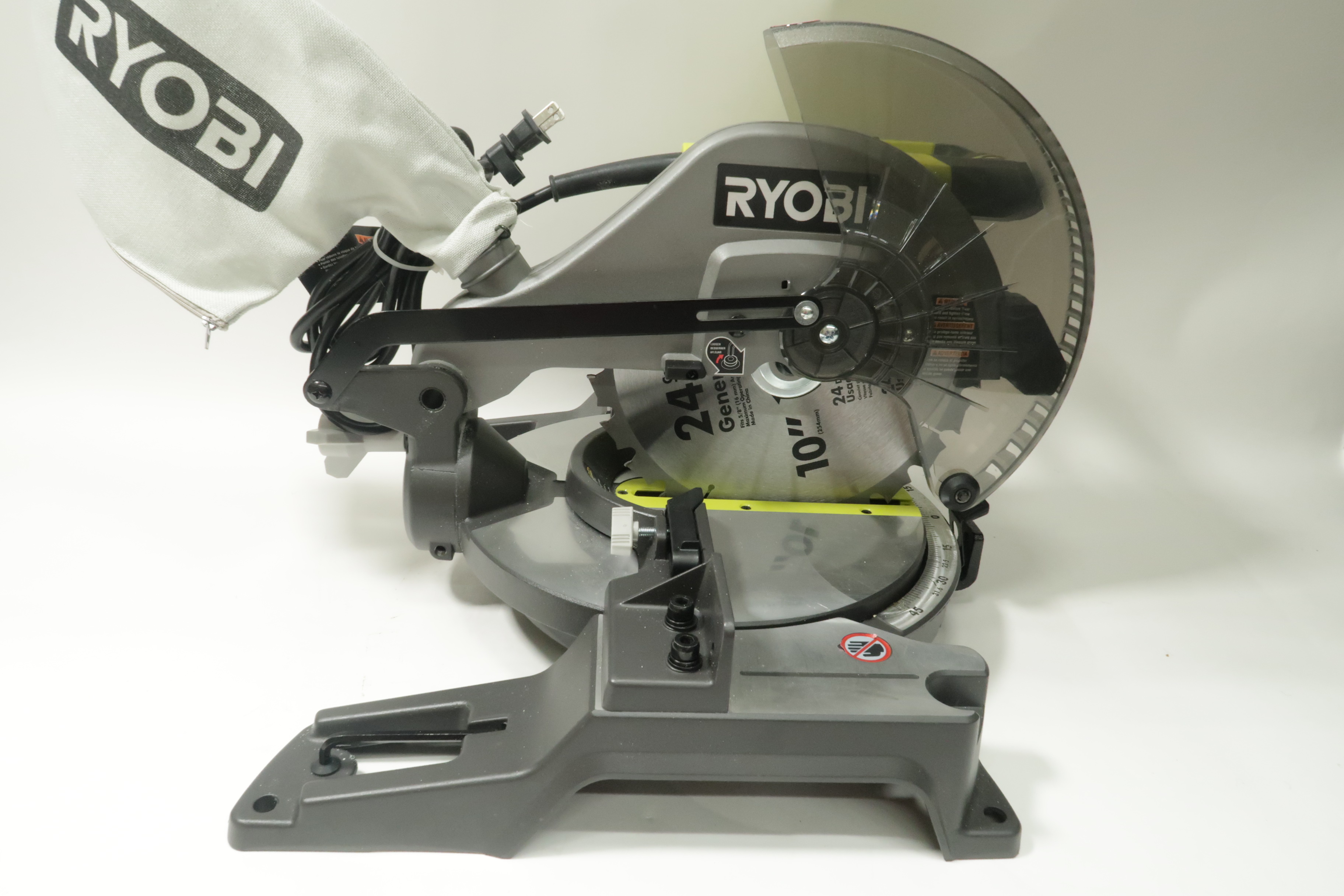 Ryobi TS1346 14 Amp Corded 10 in. Compound Miter Saw with LED Cutline