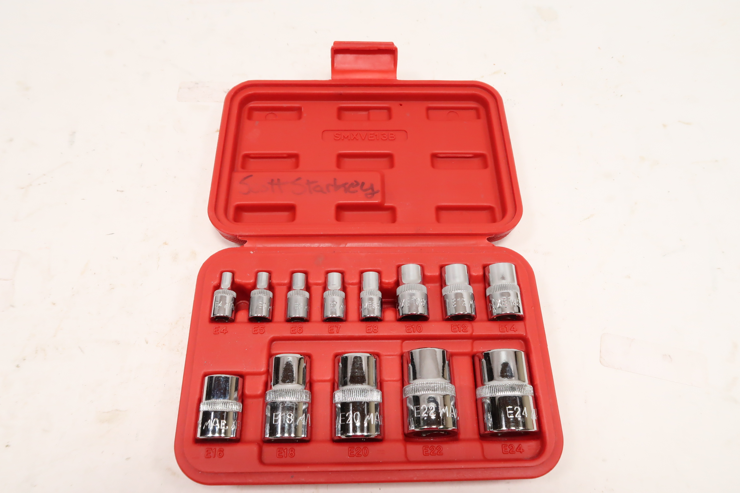 Mac Tools SMXVE13B E4 E24 13pc External Star Socket Set