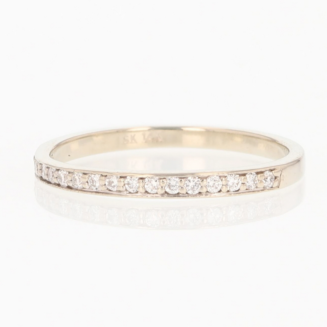 .15ctw Round Cut Diamond Pavé Set Wedding Band Ring 14k White Gold Size 7