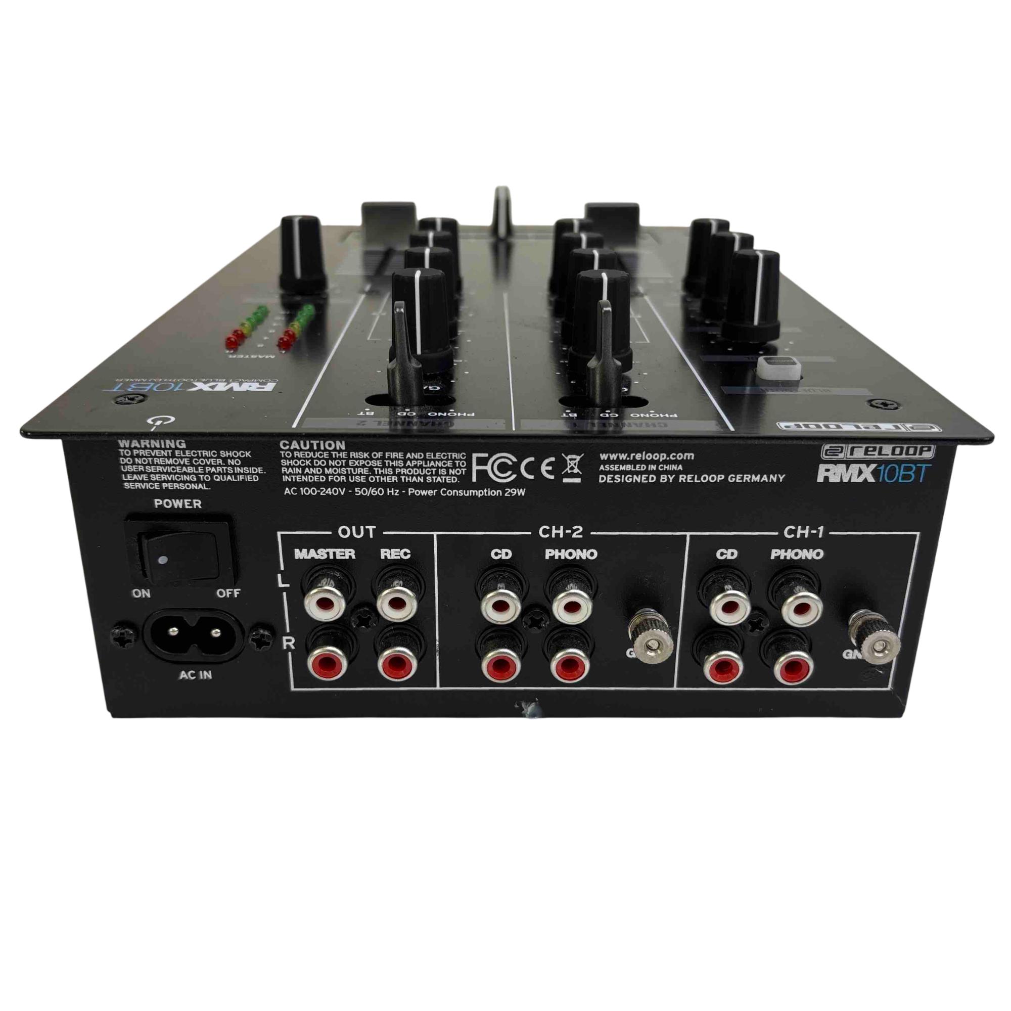 Reloop RMX-10BT Bluetooth入力搭載 DJミキサー ⑨ Amazon.com: Reloop Compact Bluetooth DJ Mixer (AMS-RMX-10BT