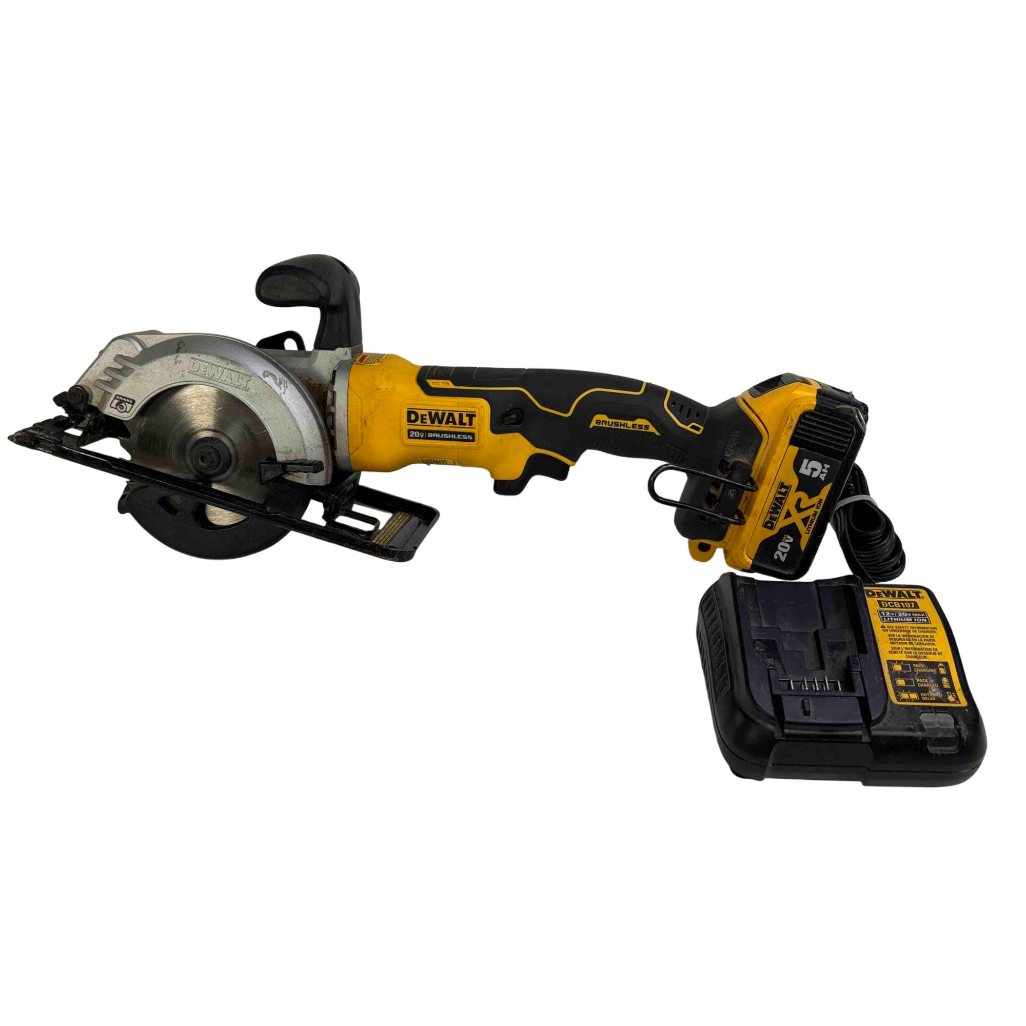 ATOMIC 20-Volt MAX Cordless 4-1/2 in. Circular Saw with Bonus Battery