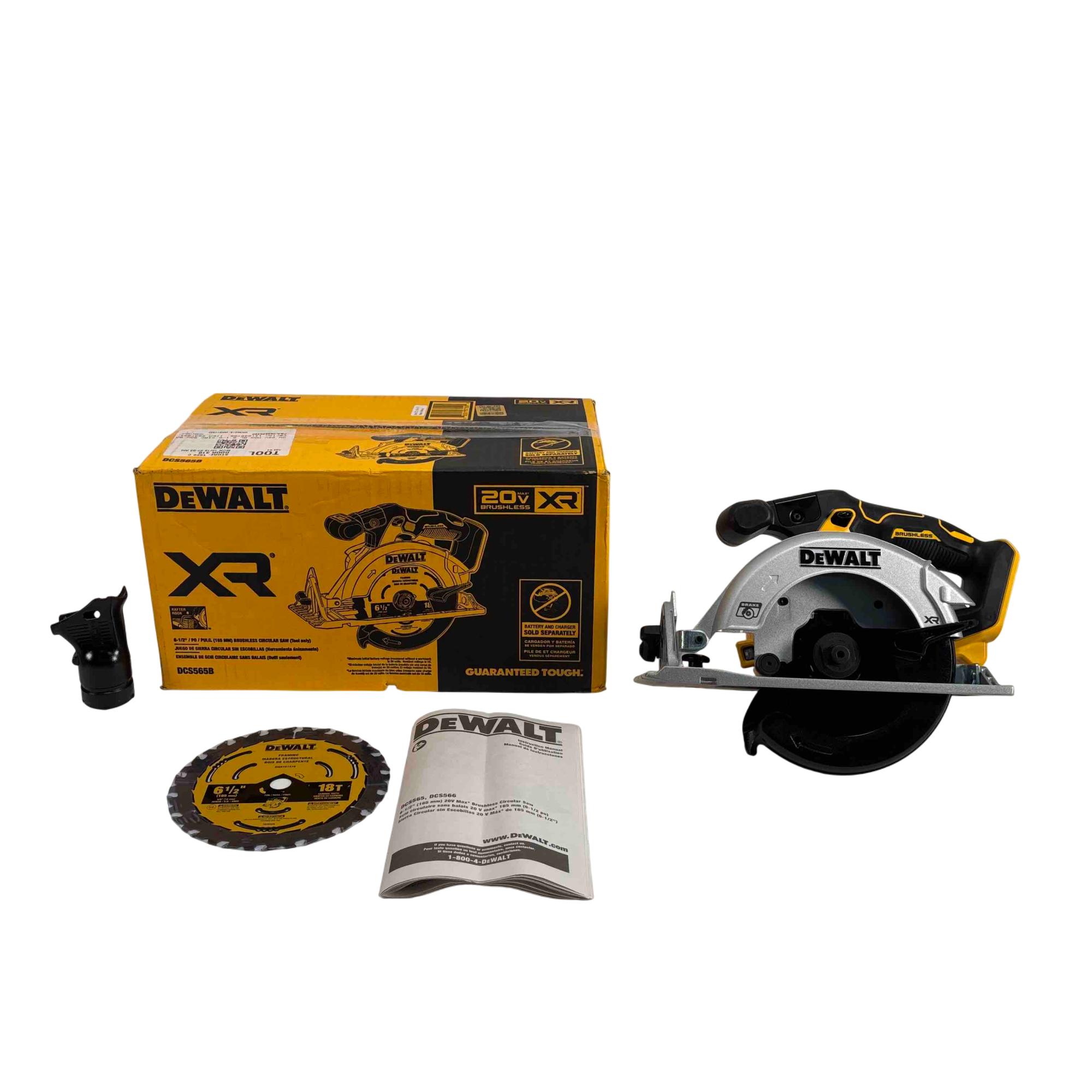 Dewalt Saw Dewalt DCS565B 20V MAX Brushless Lithium-Ion 6-1-2 In