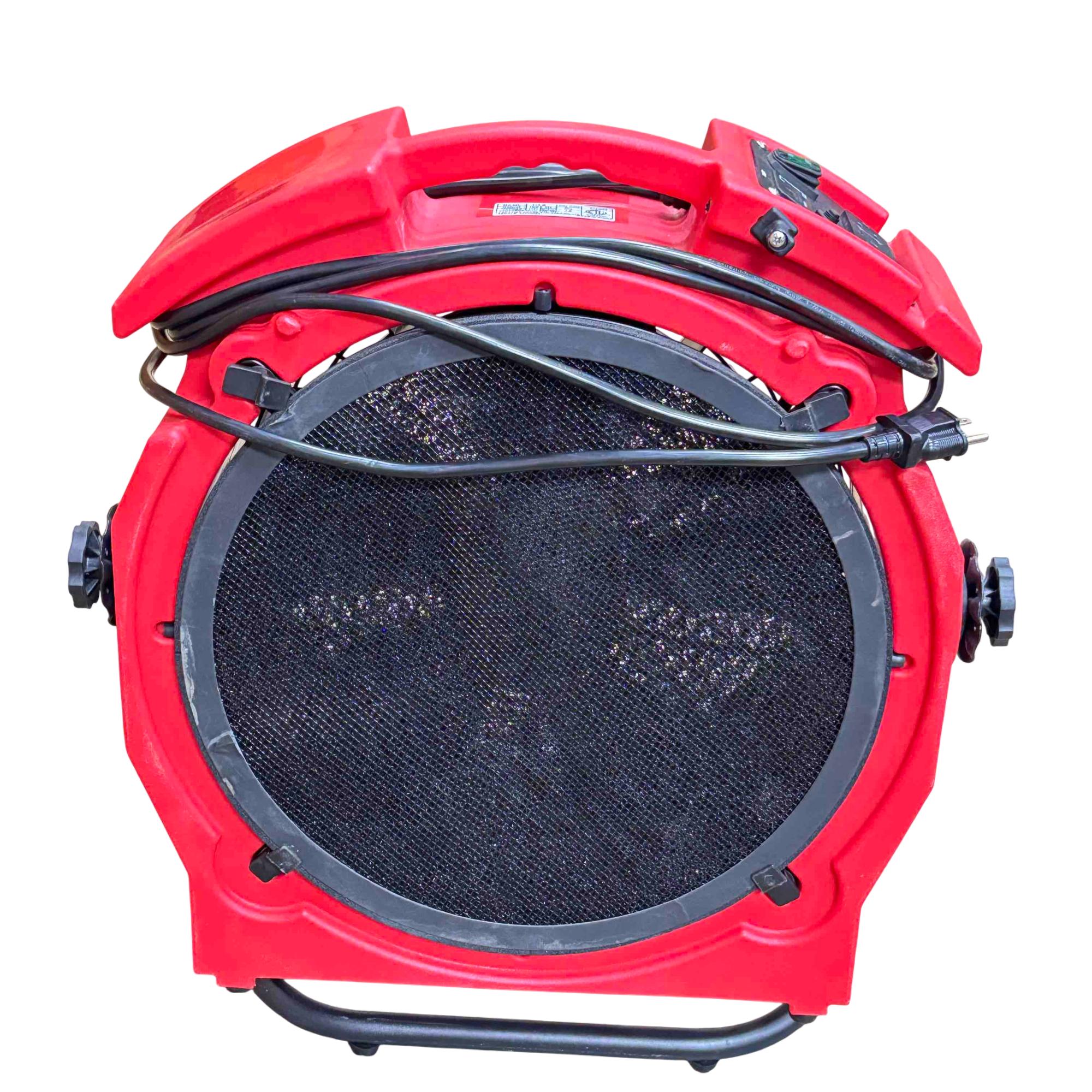 SS Model 510-B Axial Air Mover/Carpet Dryer Fan - 115V - 3100 - Red