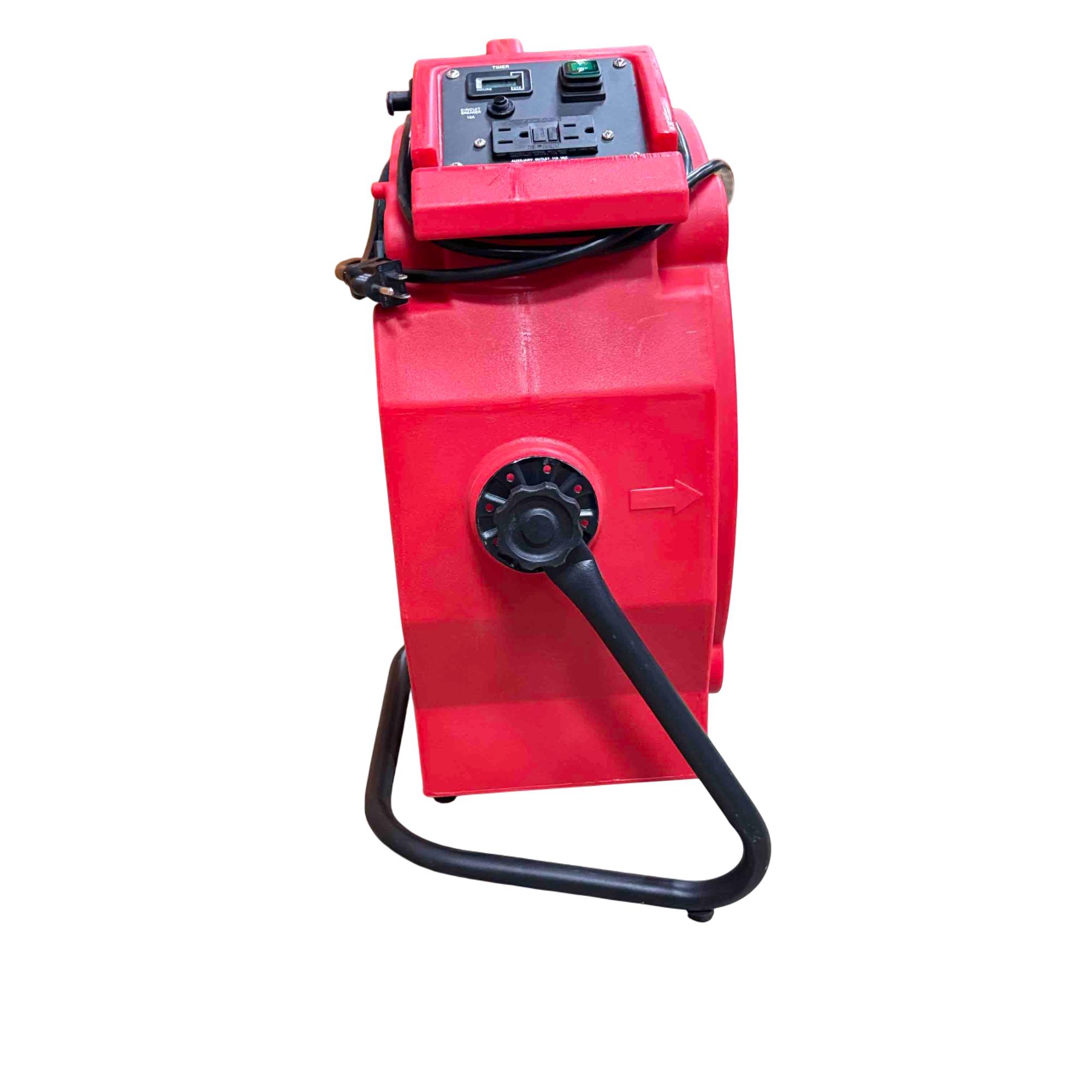 SS Model 510-B Axial Air Mover/Carpet Dryer Fan - 115V - 3100 - Red