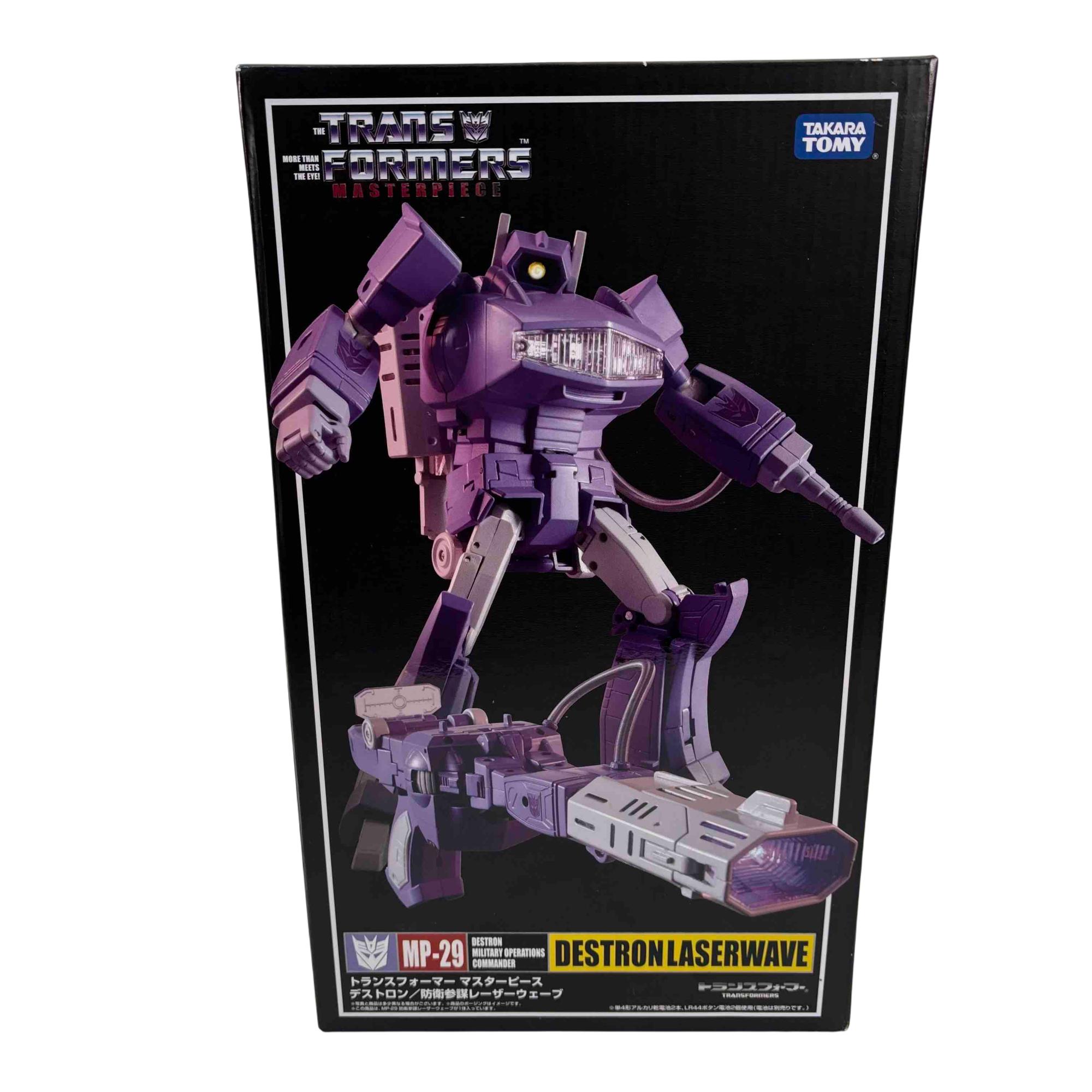 Takara Tomy Transformers Masterpiece MP-29 Destron Laserwave/Shockwave