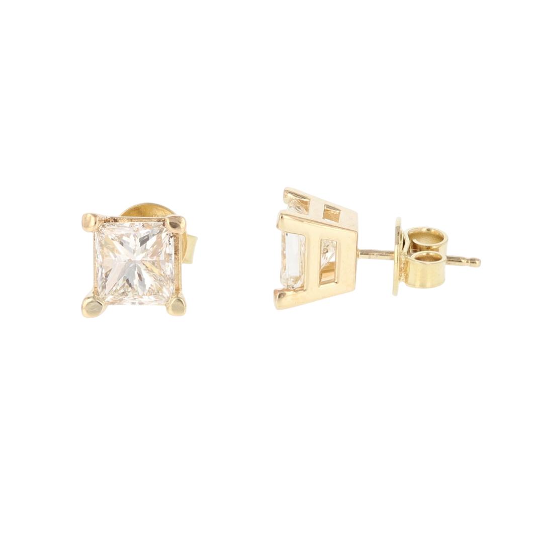 valo adornments pehmea ゴールド Adore Multi-Diamond Square Bridal Set 1/8 ct tw 10K Yellow