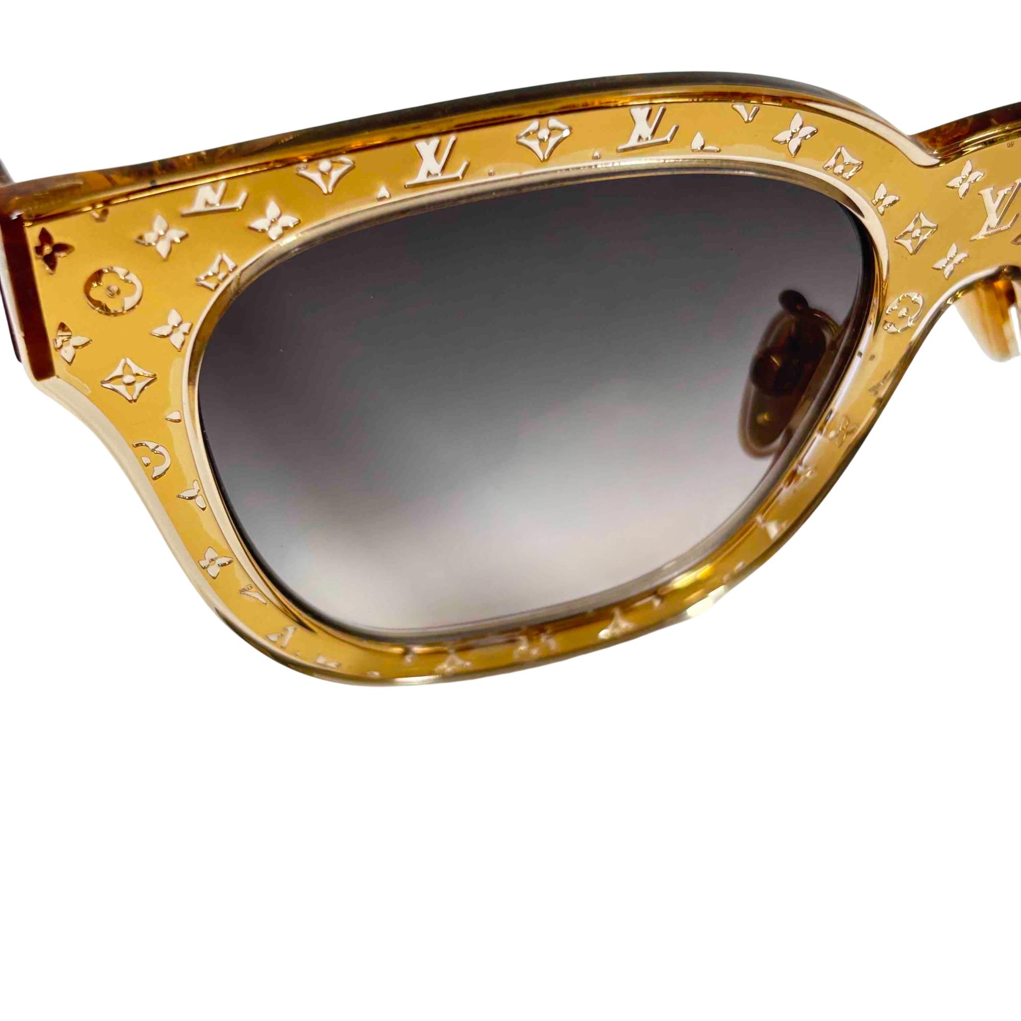 Louis Vuitton 1.1 Millionaires Sunglasses Gold Monogram Frame