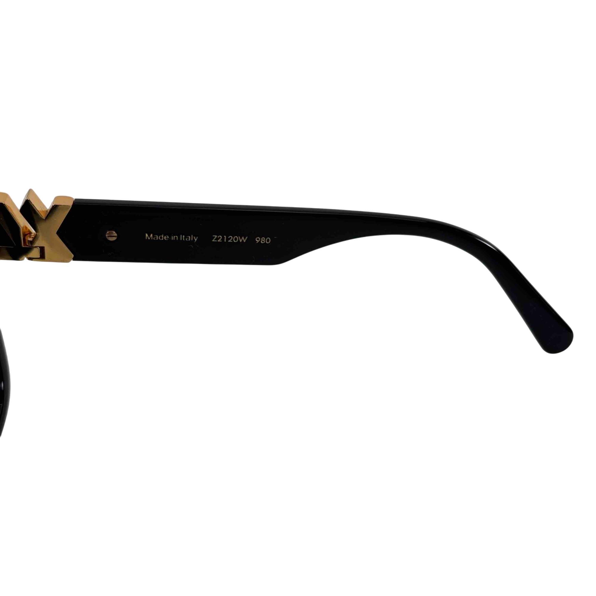 Louis Vuitton LV Icon Cat Eye Sunglasses Z1733E Black/Gold