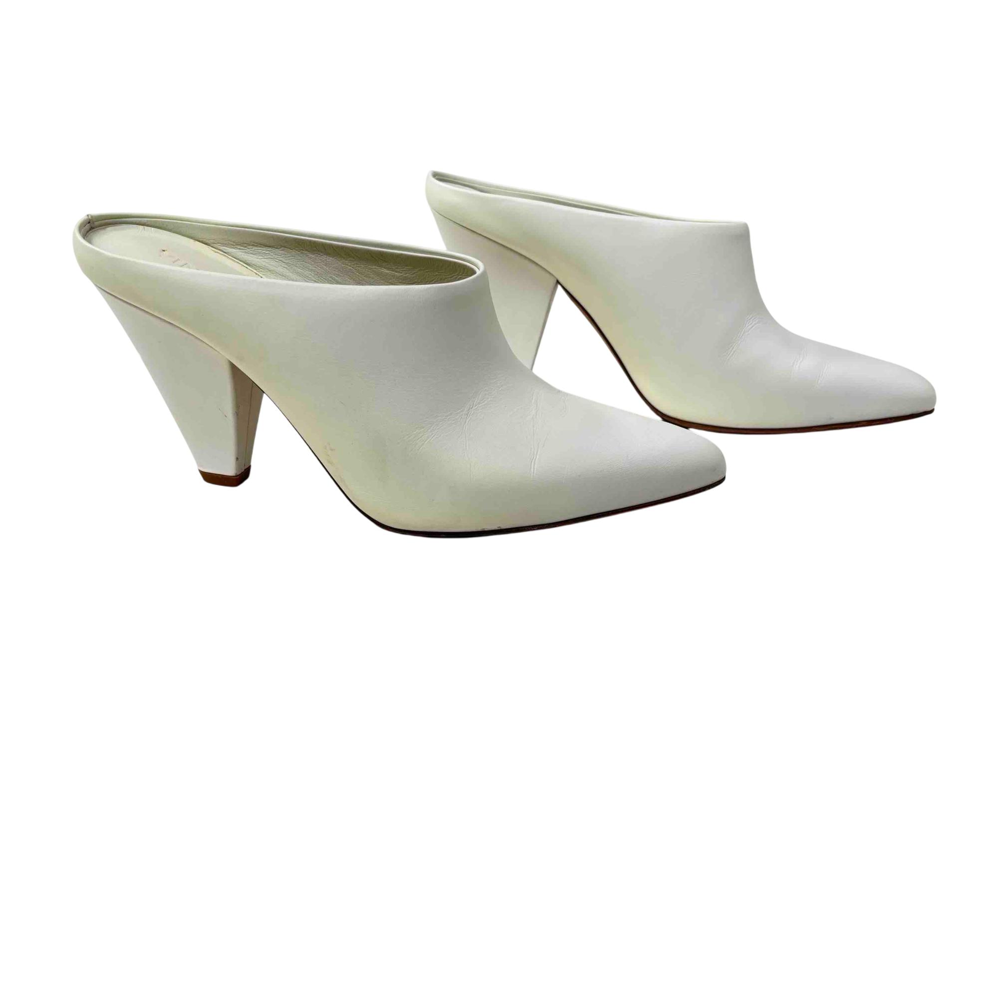 Vince Vigo Leather Pointed Toe Mules Womens Size 38