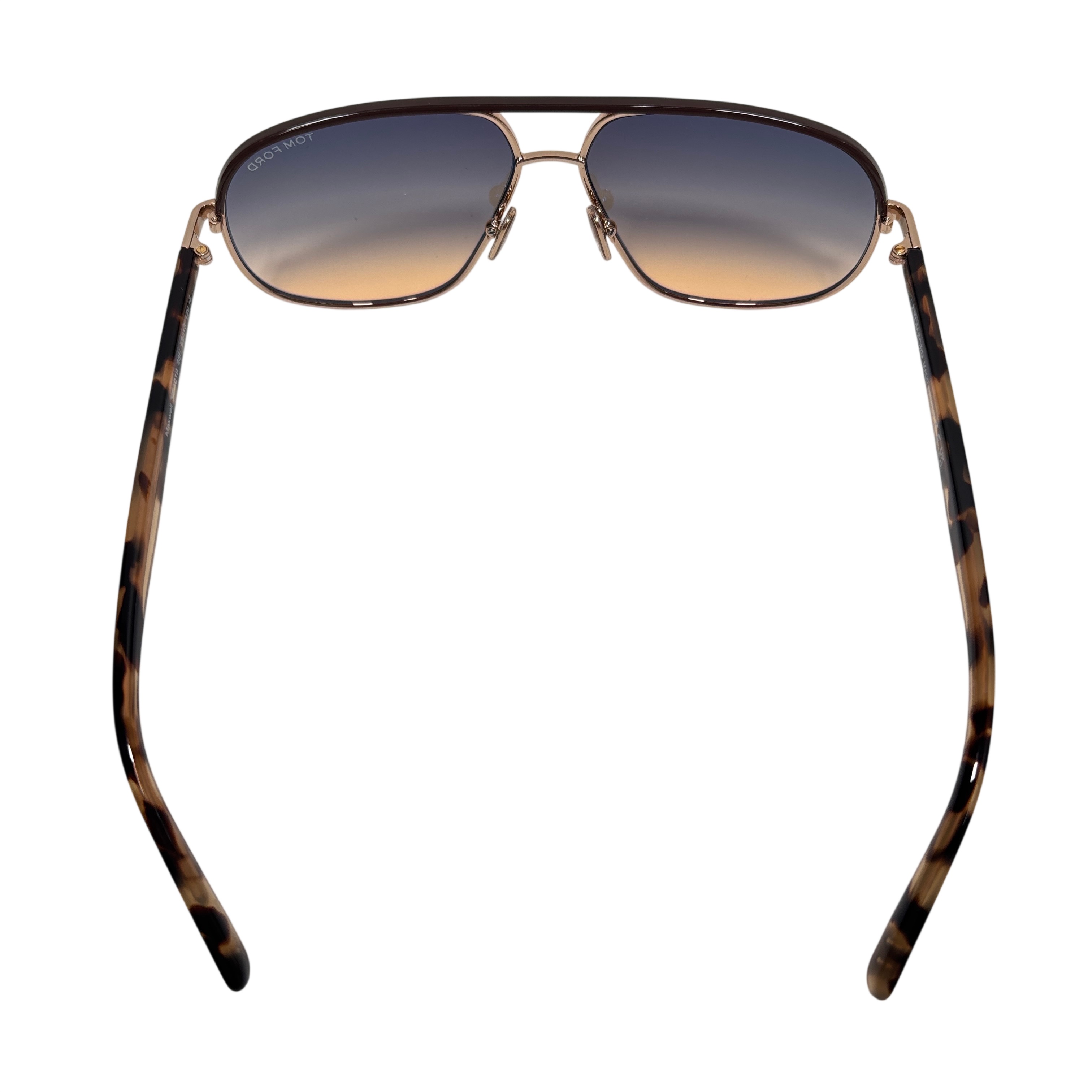 Tom Ford Maxwell TF1019 28F Tortoise Aviator Unisex Sunglasses