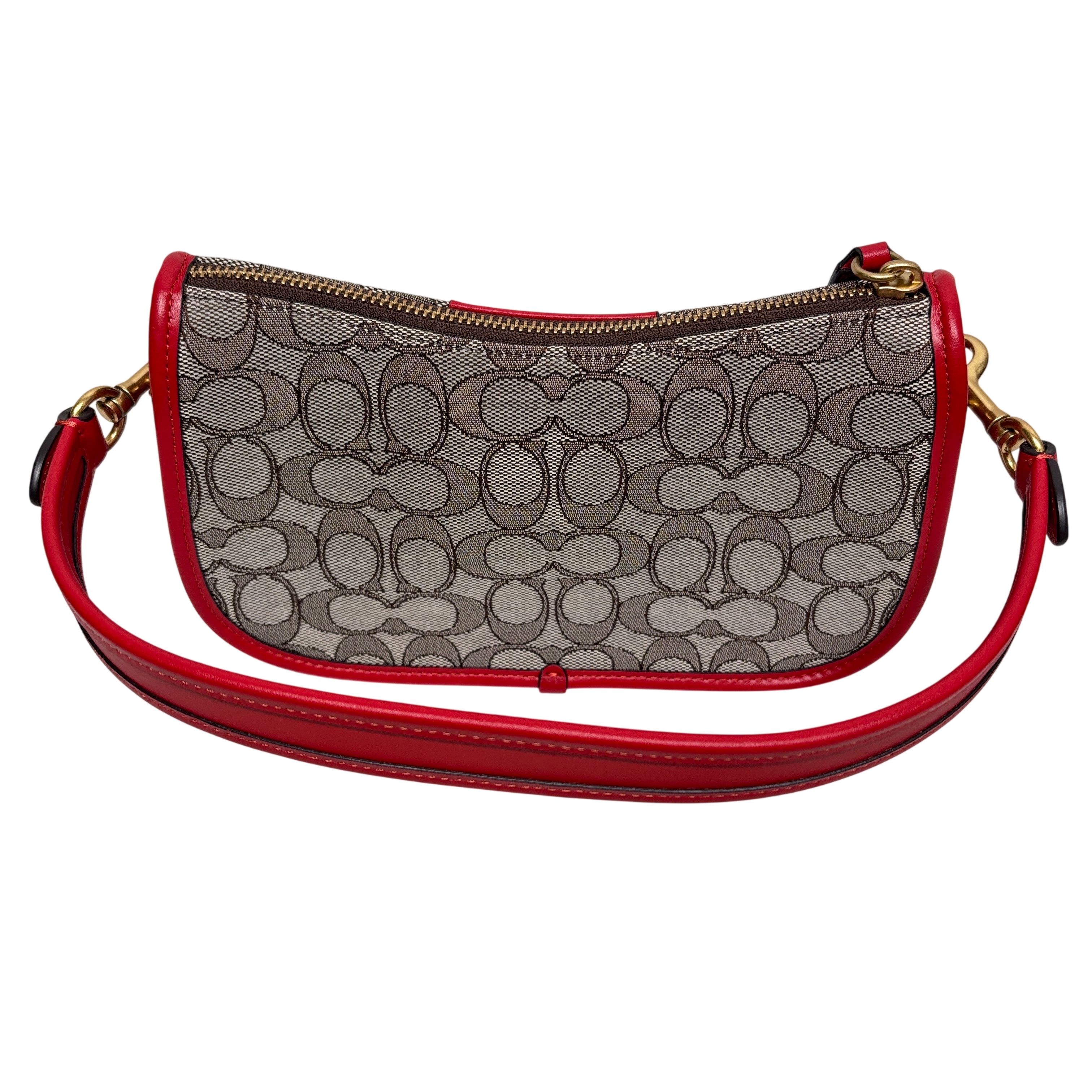 Coach Swinger CD678-B4UQ6 Signature Jacquard Handbag - 9.5
