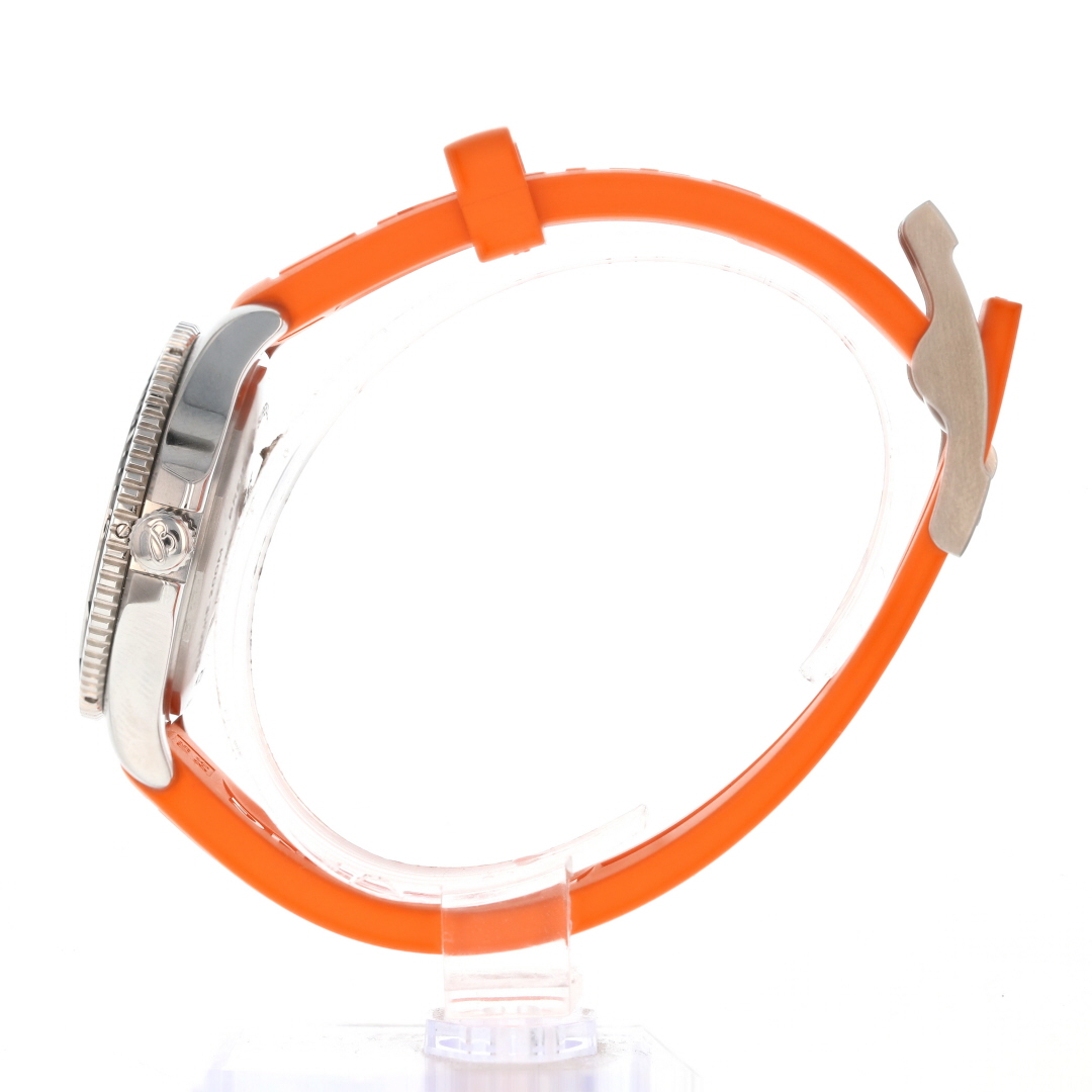 Breitling SuperOcean Orange Dial Automatic Orange Silicone Strap