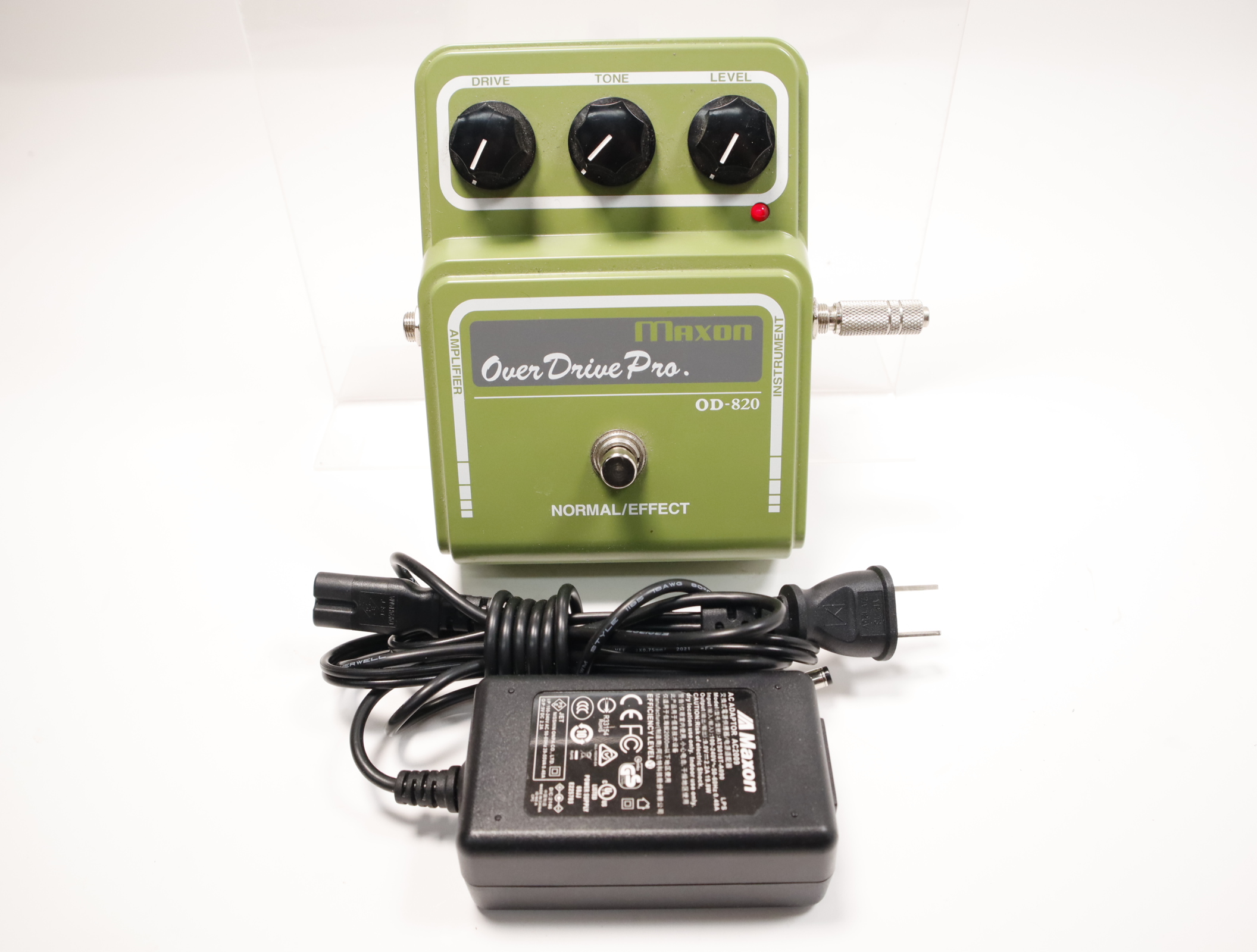 Maxon Overdrive Pro OD-820 Overdrive Guitar Effect Pedal 9V