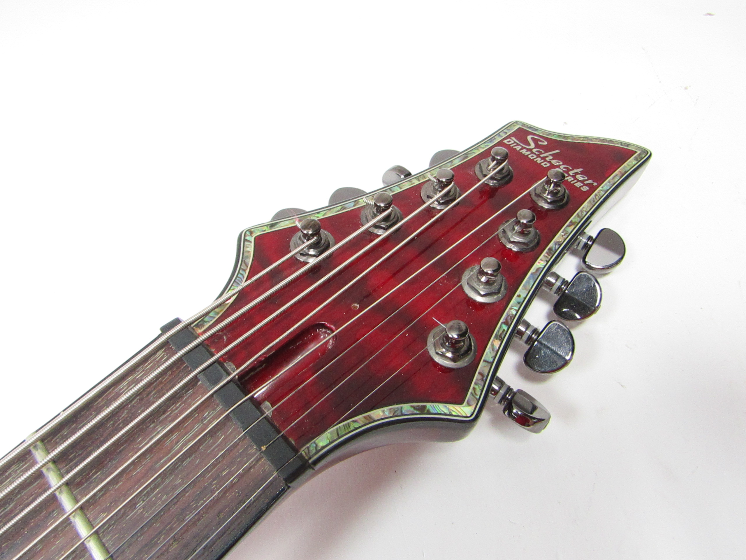 Schecter Diamond Series 8-Stringed Right Handed Crimson Red
