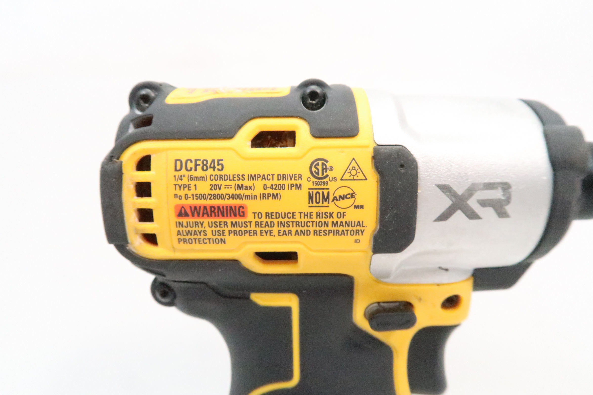 DeWalt DCF845 20V MAX XR Cordless Brushless 1/4