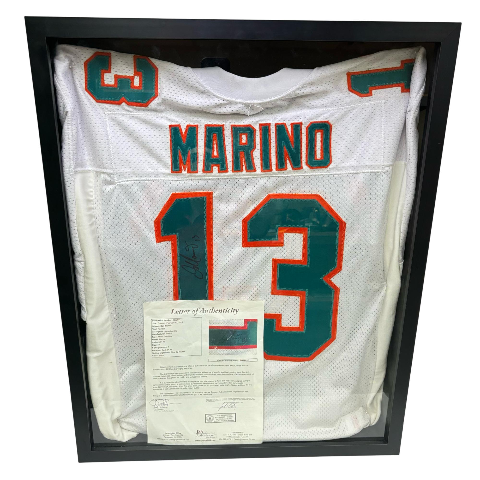 RAEKWON popular DAVIS SIGNED MIAMI DOLPHINS ON FIELD STYLE JERSEY SIGNATURE DEBUT JSA