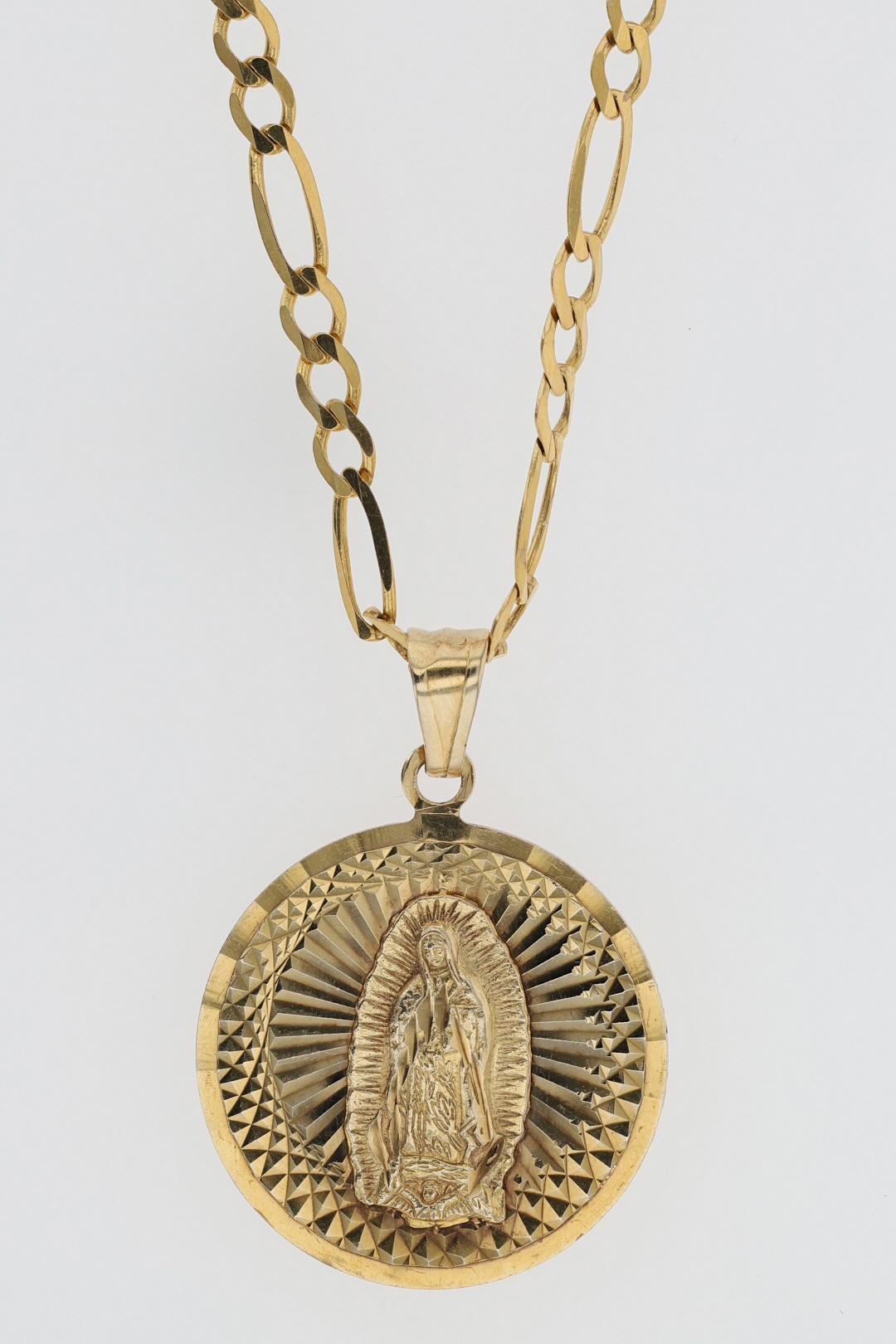 Circle virgin sale mary pendant