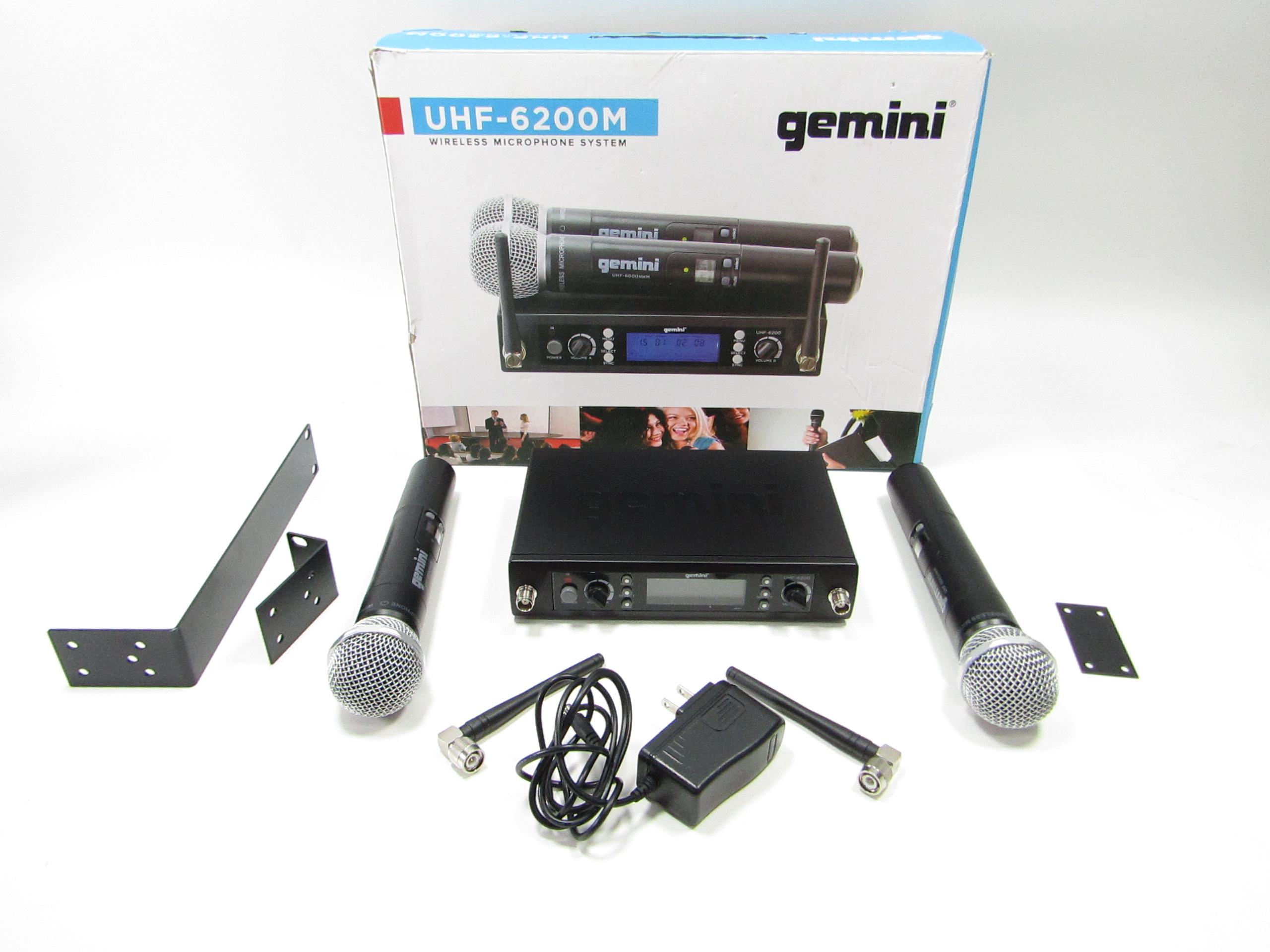 Gemini UHF-6200M Wireless Microphone System