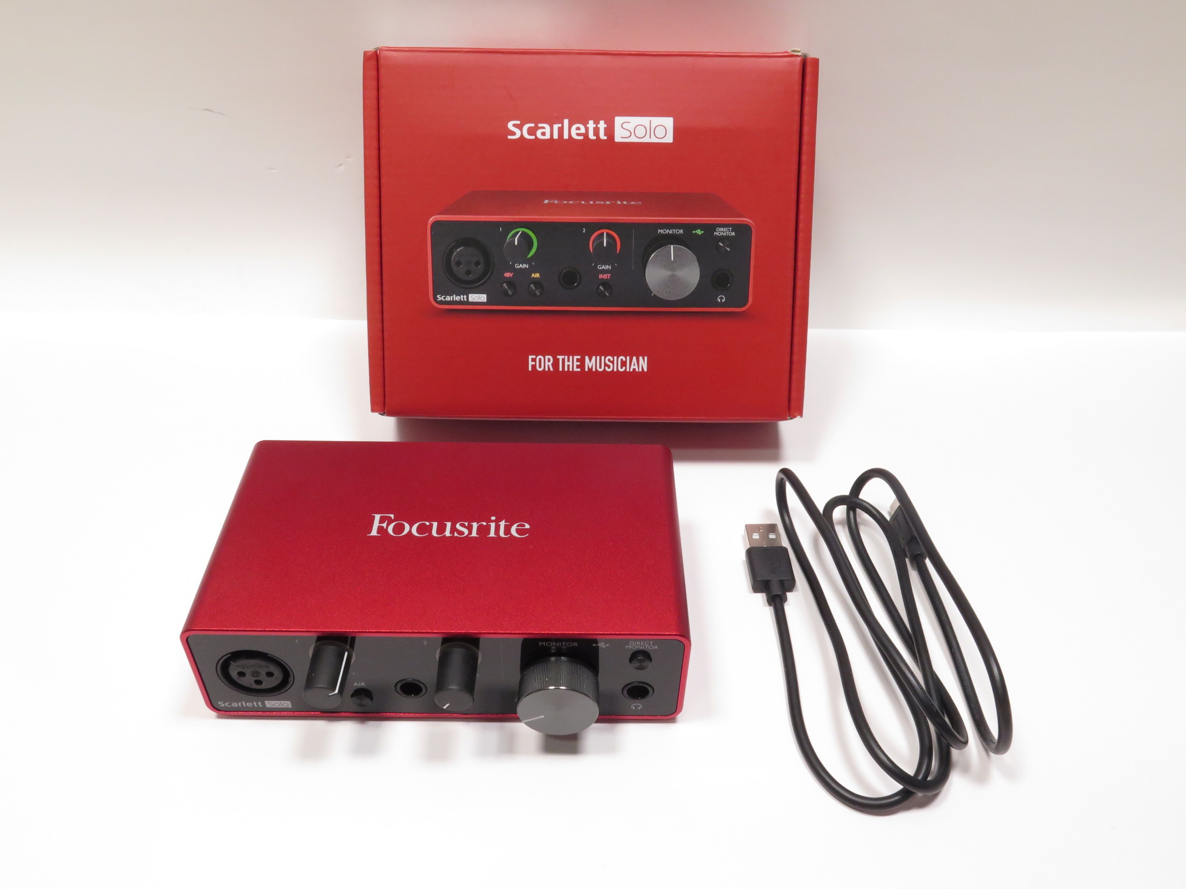Focusrite Scarlett Solo 3rd Gen USB Audio Interface 1161