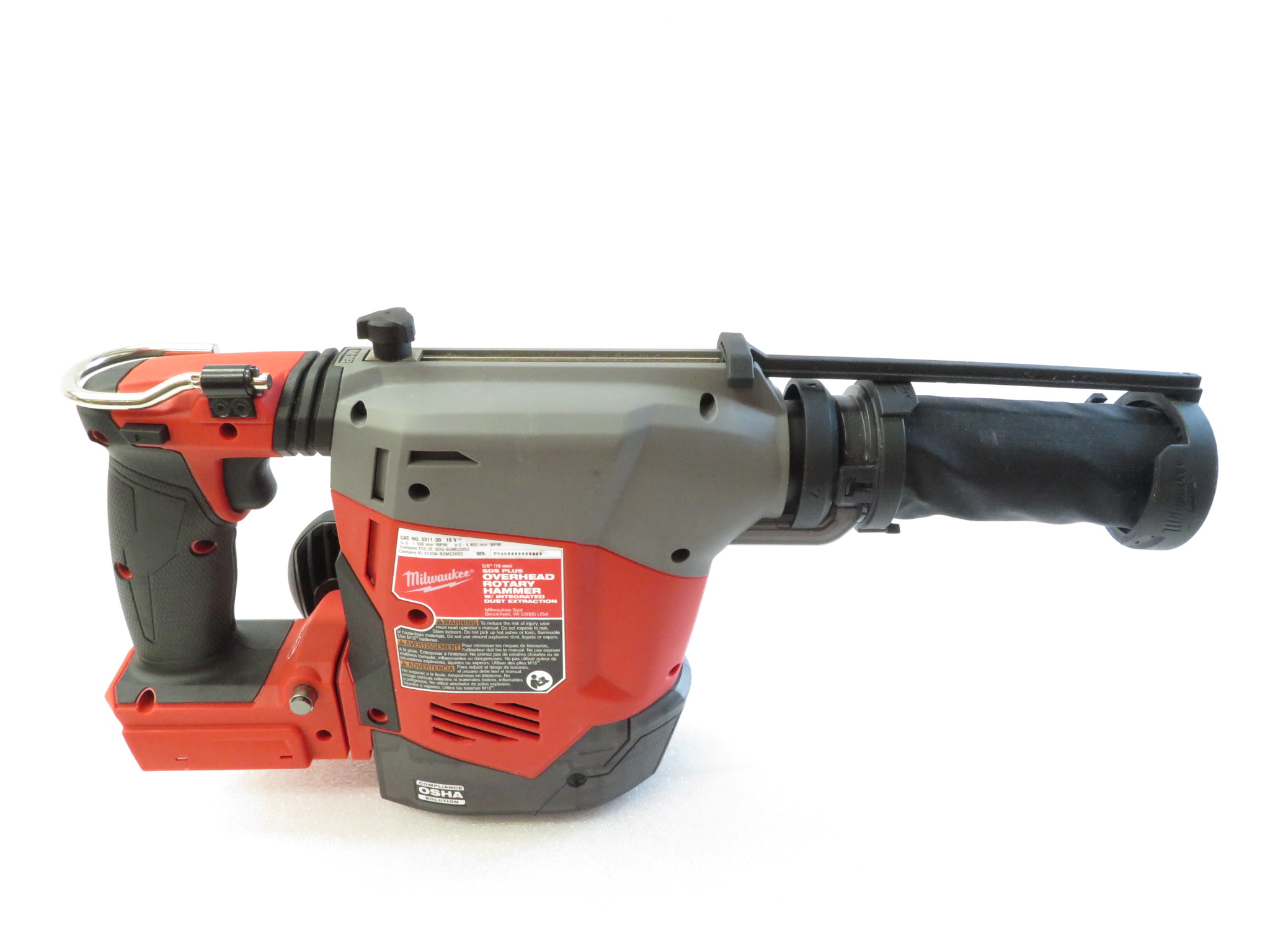 Milwaukee 3311-20 M18 FUEL Overhead Rotary Hammer Integrated