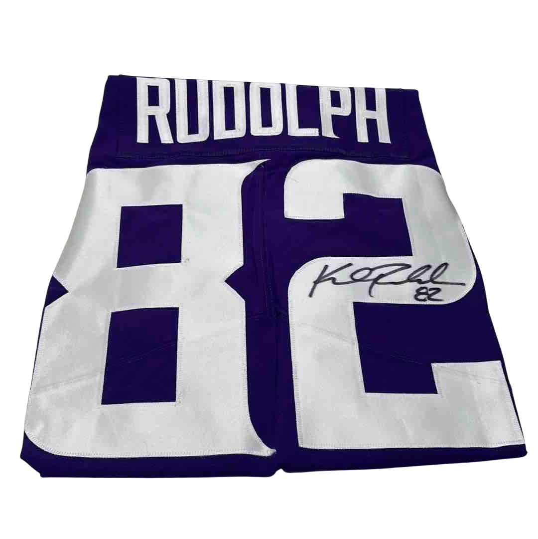 Kyle Rudolph Signed / Autographed factory Minnesota Vikings Football Jersey