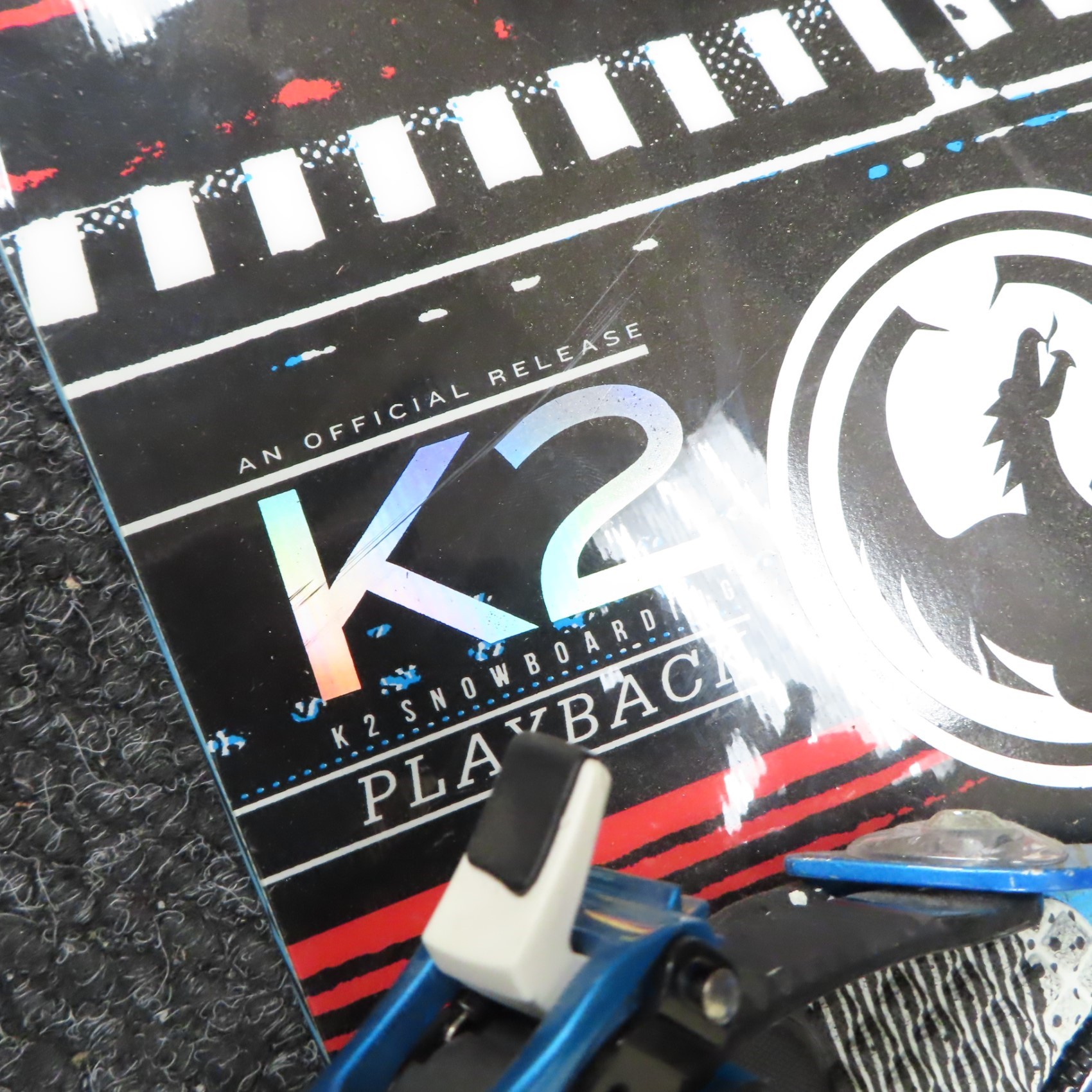 K2 Playback (2013) SN220040 Woodcore Snowboard - Black/Red