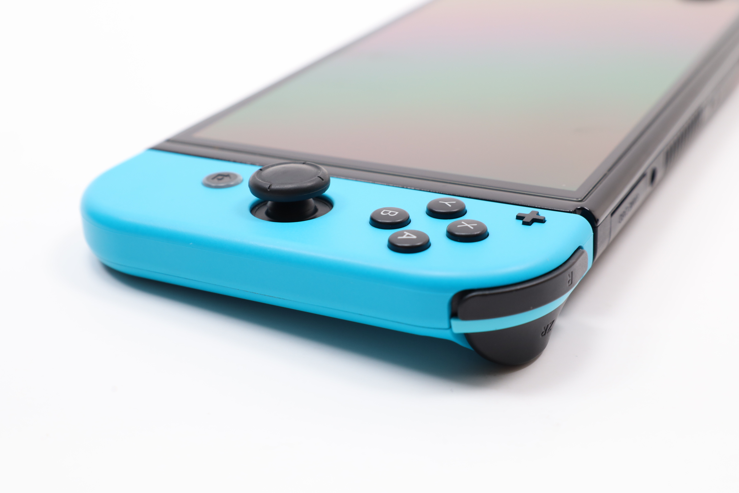 Nintendo Switch OLED HEG-001 64GB Video Game Console - Blue/Red (7854)