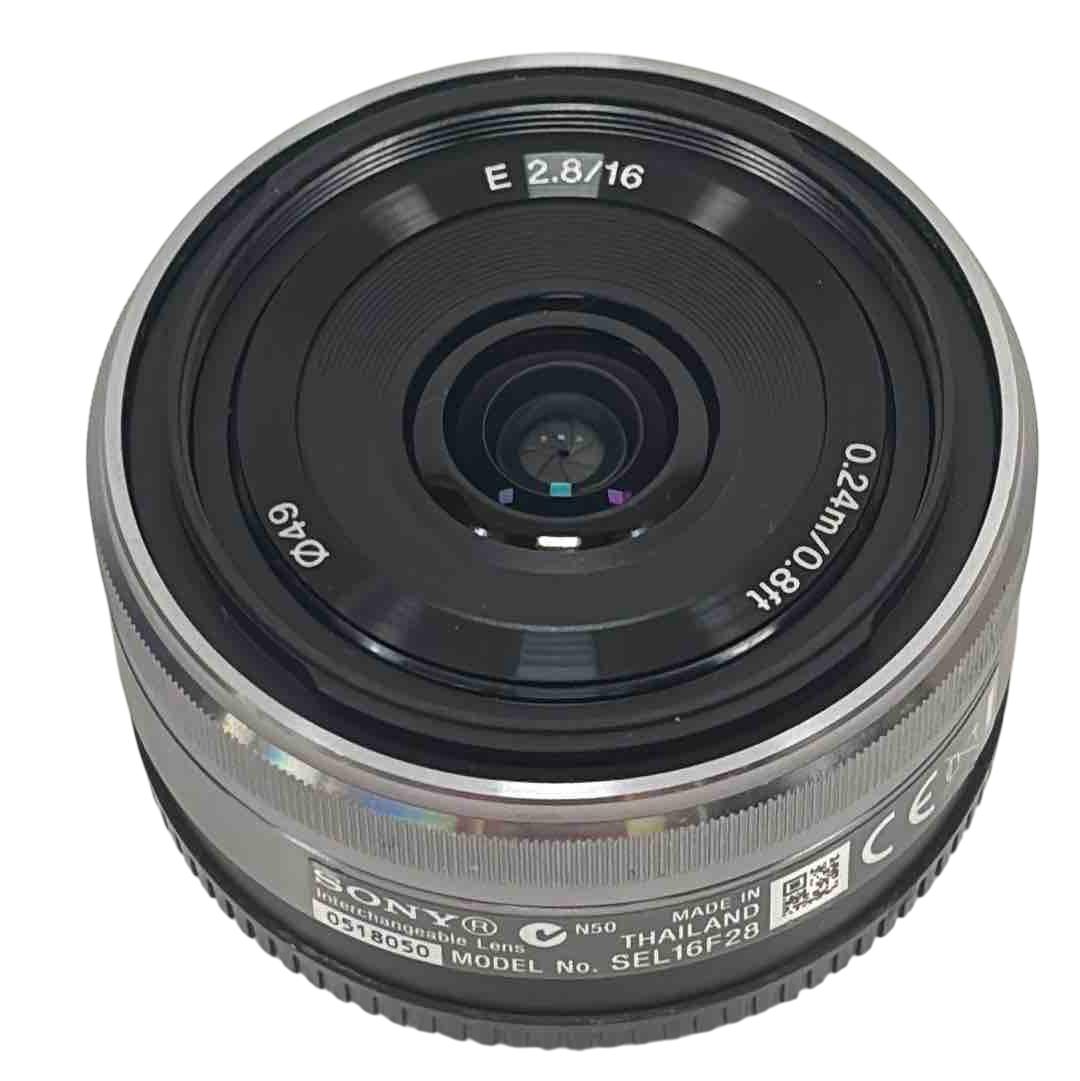 Sony E-Mount 16mm f/2.8 Wide Angle Camera Lens - SEL16F28