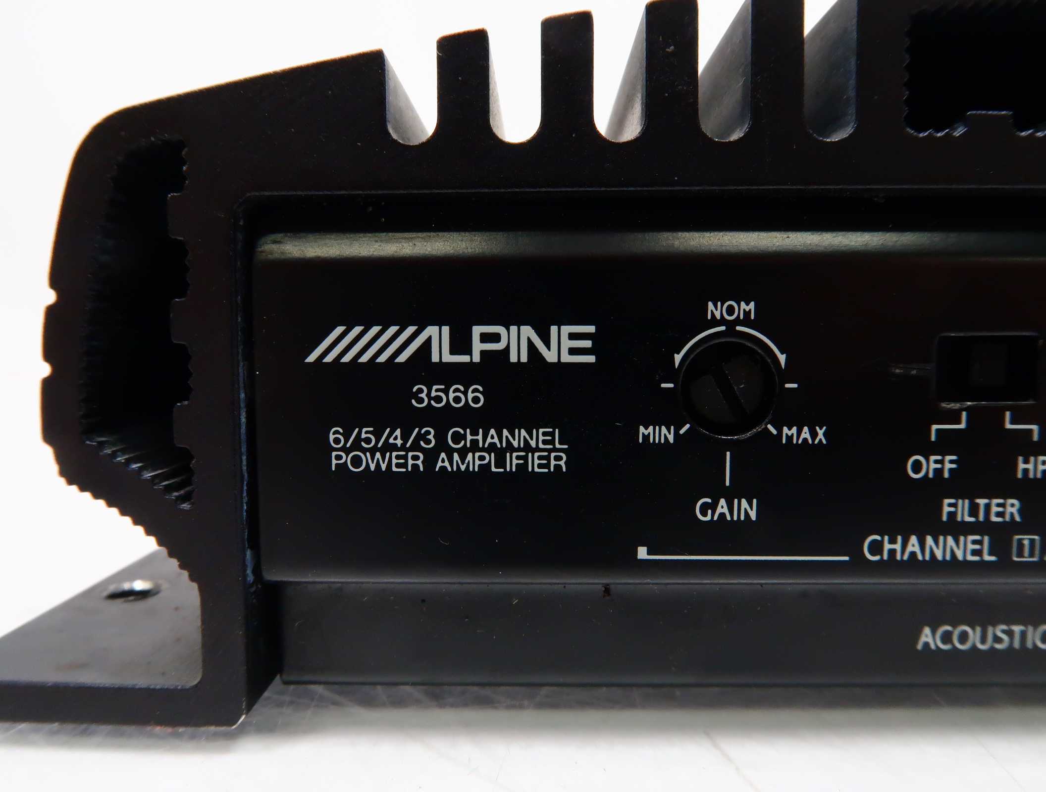 Alpine 3566 600W 6/5/4/3 Channel Car Audio Amplifier