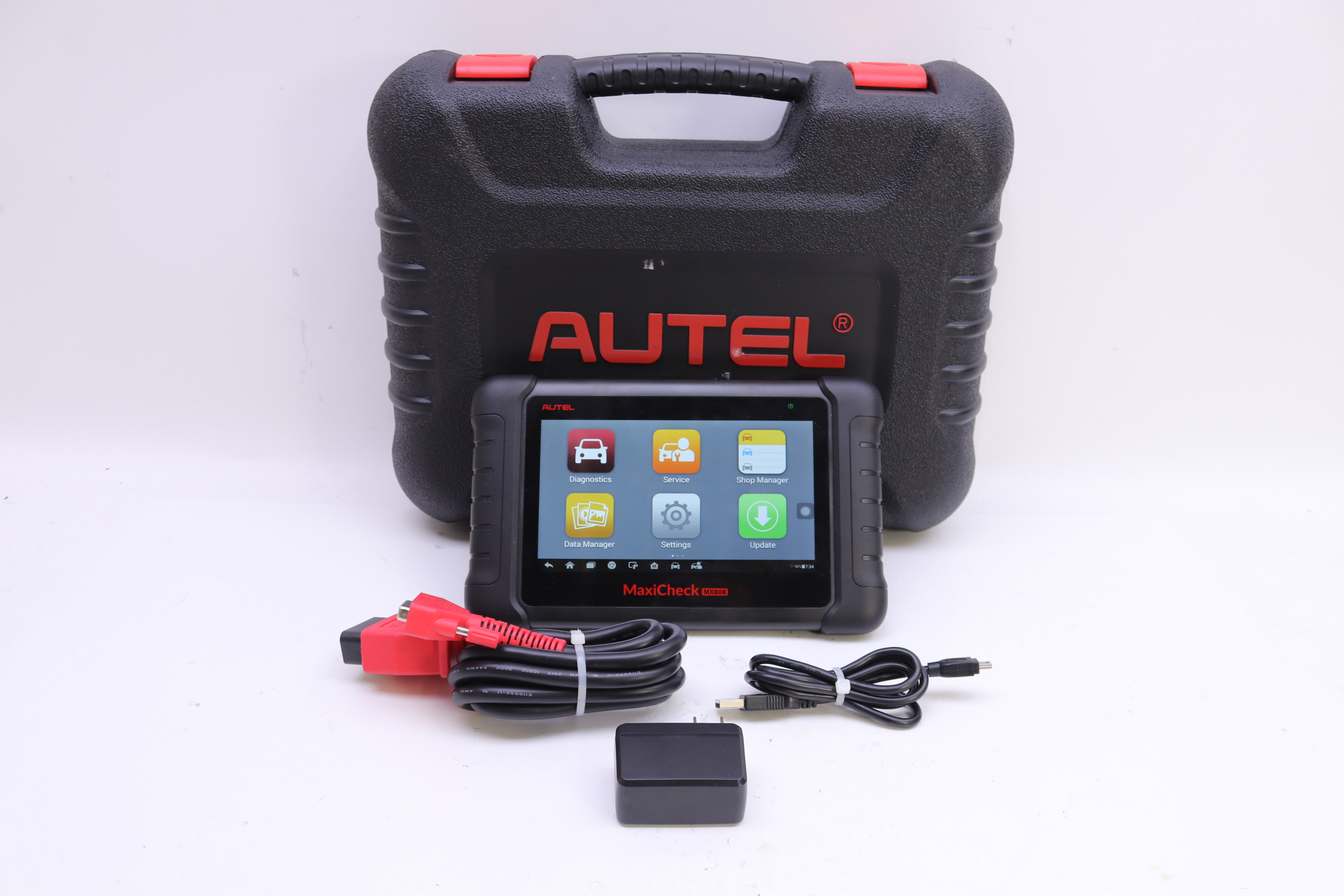 Autel Maxicheck Mx808 Obd2 All System Car Diagnostic Scanner 7 Lcd