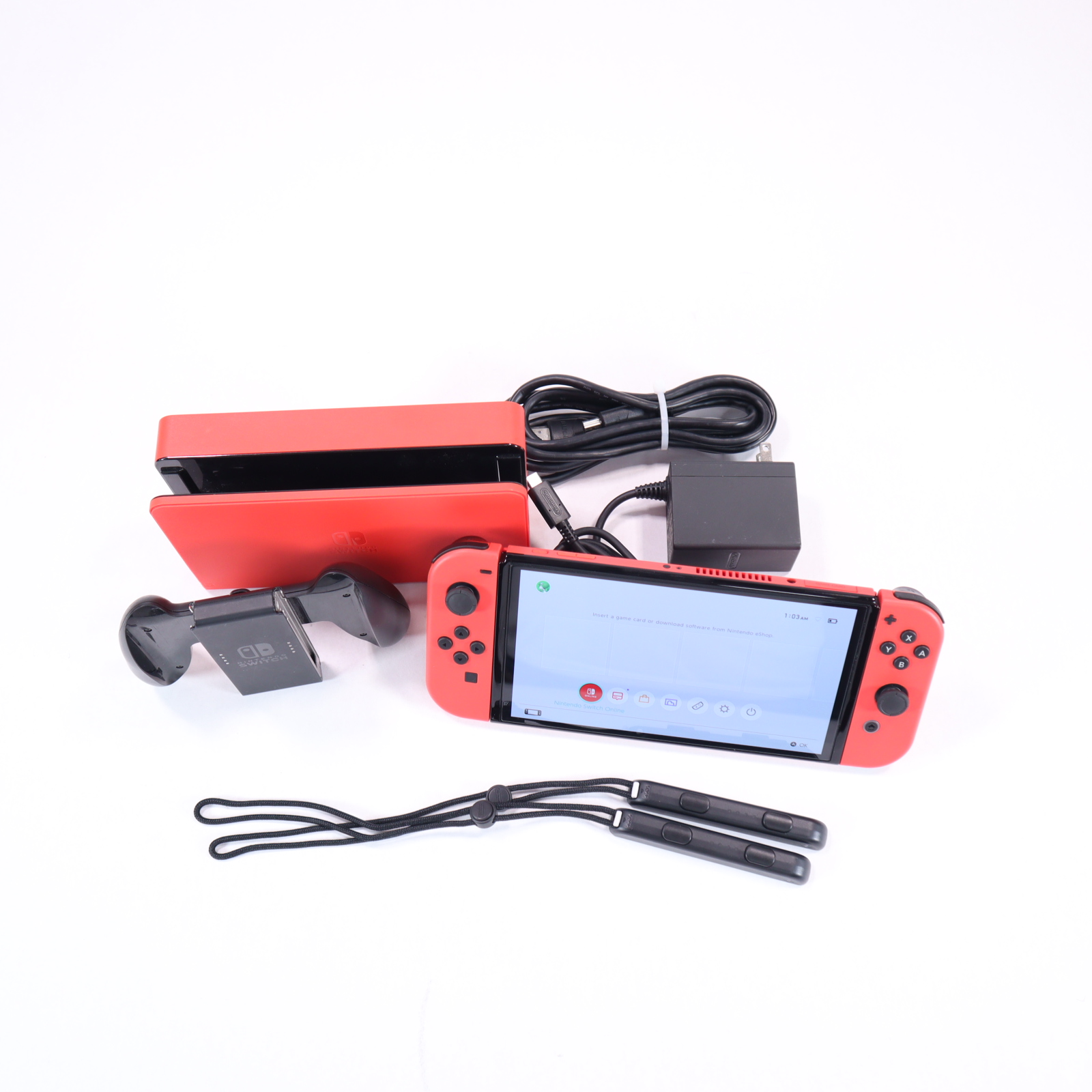 Nintendo Switch OLED HEG-001 Mario Red Edition Video Game Console