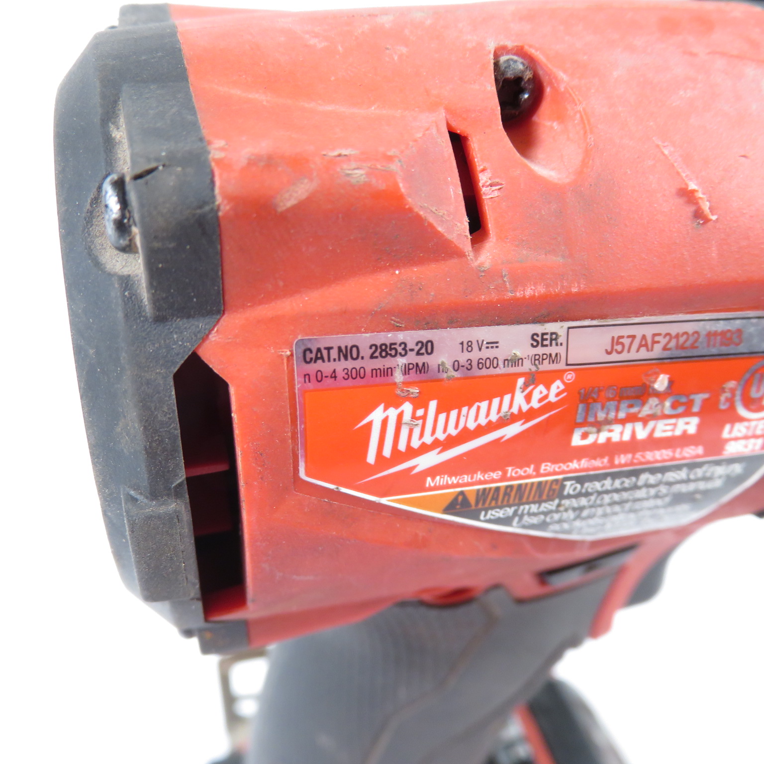 Milwaukee 2853 20 M18 Fuel 18v Li Ion Brushless Cordless 14 Hex Impact Driver 