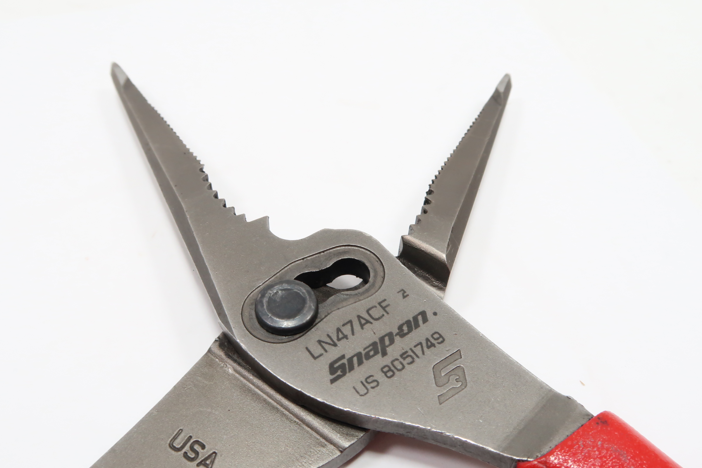 Snapon Tools LN47ACF 9" Talon Grip Long Nose Slip Joint Pliers