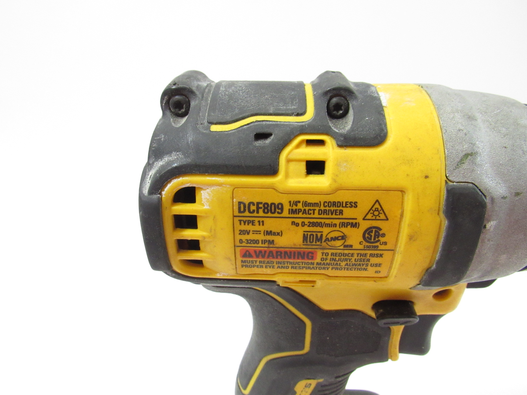 DeWalt DCF809 ATOMIC 20V MAX Cordless Brushless Compact 1/4