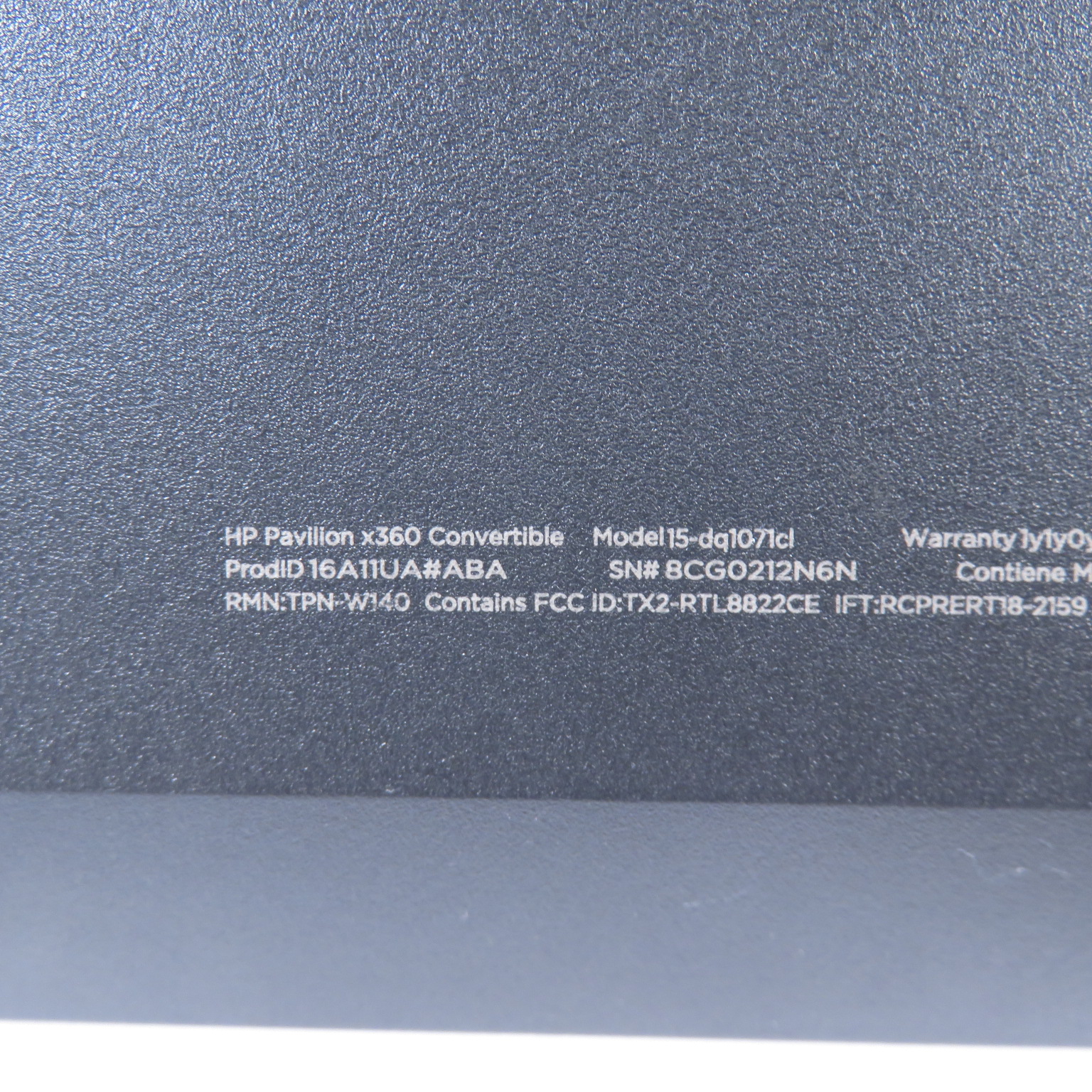 LCD Touch Screen 15,6 Pollici Con Cornice Per HP Pavilion 15-dq (1920x1080) – Ricambio Digitale