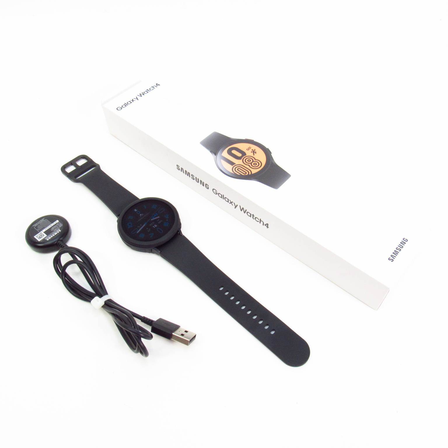 Samsung SMR870 Galaxy Watch 4 44mm Bluetooth GPS Smartwatch Black