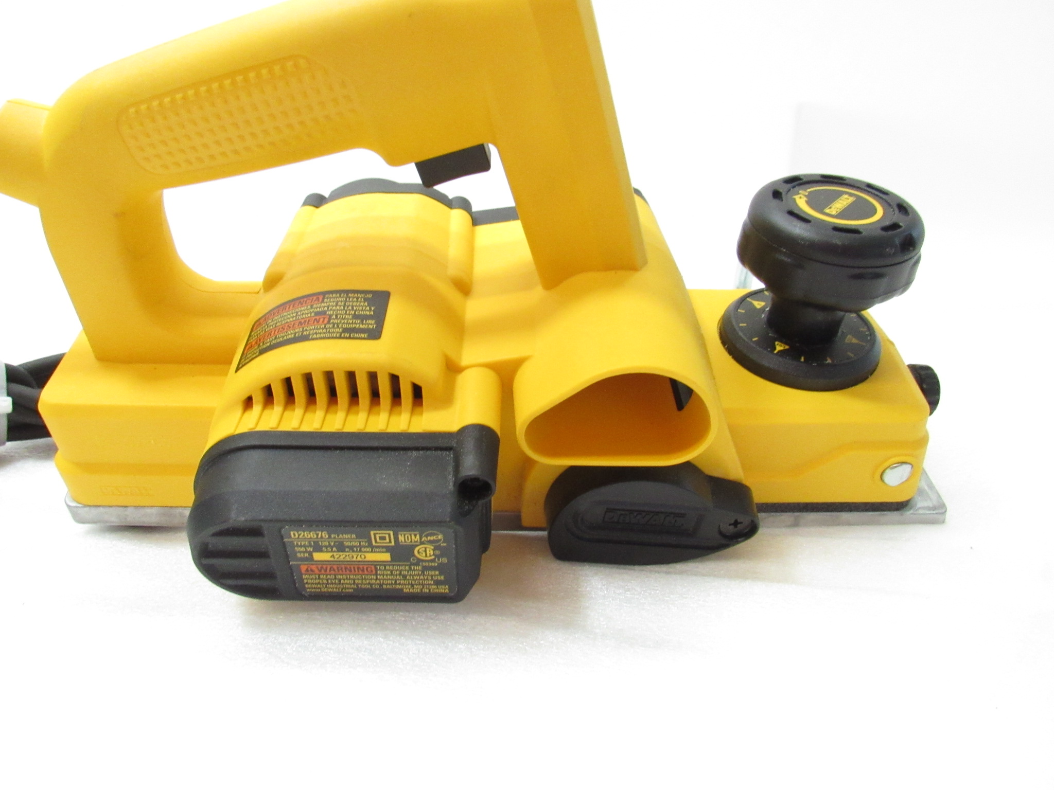 Dewalt Planer D26676 DeWalt D26676 3-1/4
