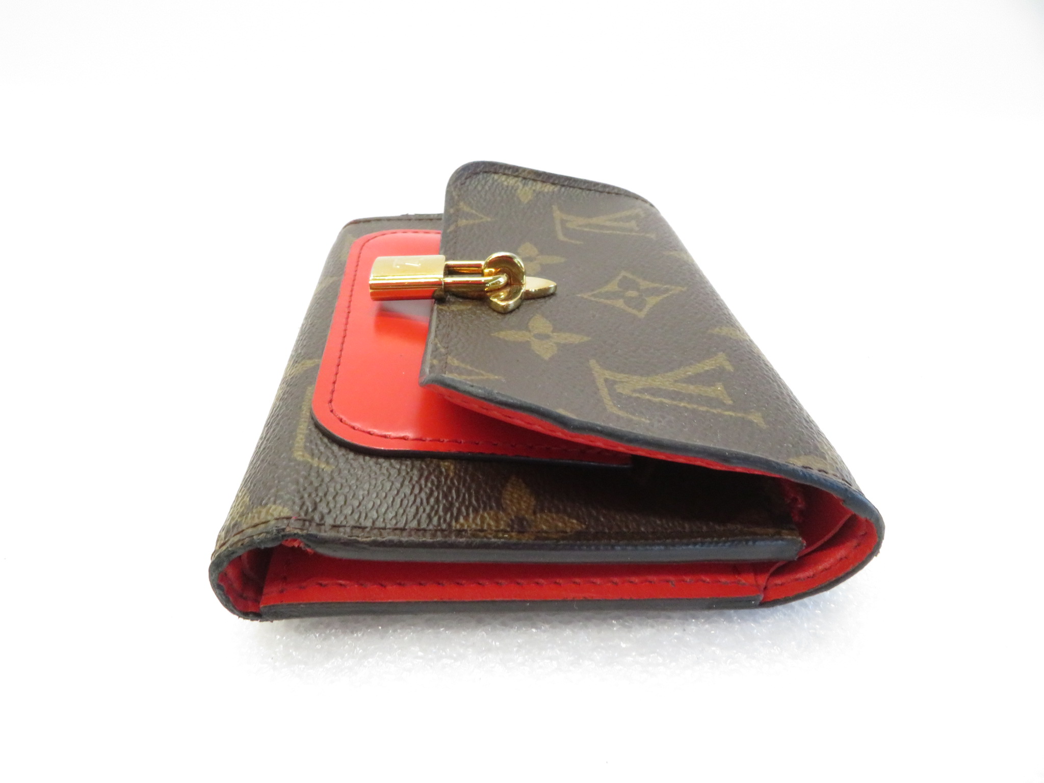 Louis Vuitton Monogram Portefeiulle Flower Compact Trifold Wallet
