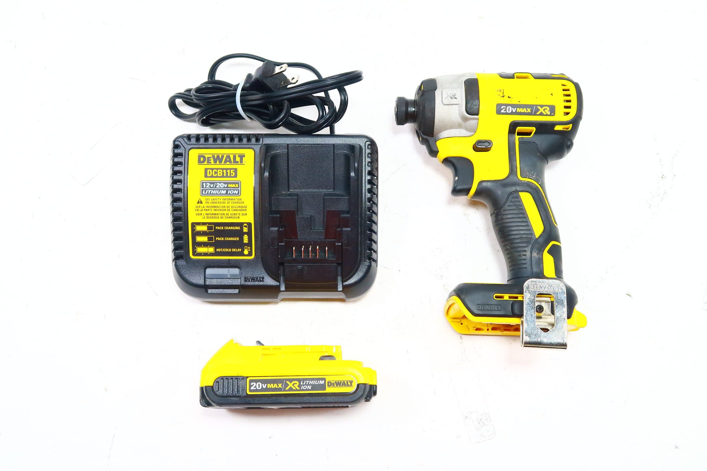 Dewalt dcf887 with battery and online charger