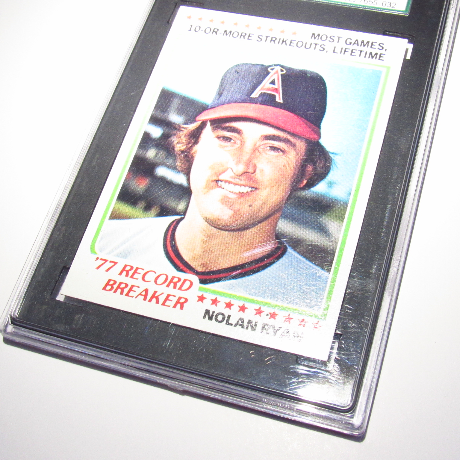 Nolan Ryan Angels Topps 1978 6 Record Breaker SGC Grade Mint 9 MLB Trading Card