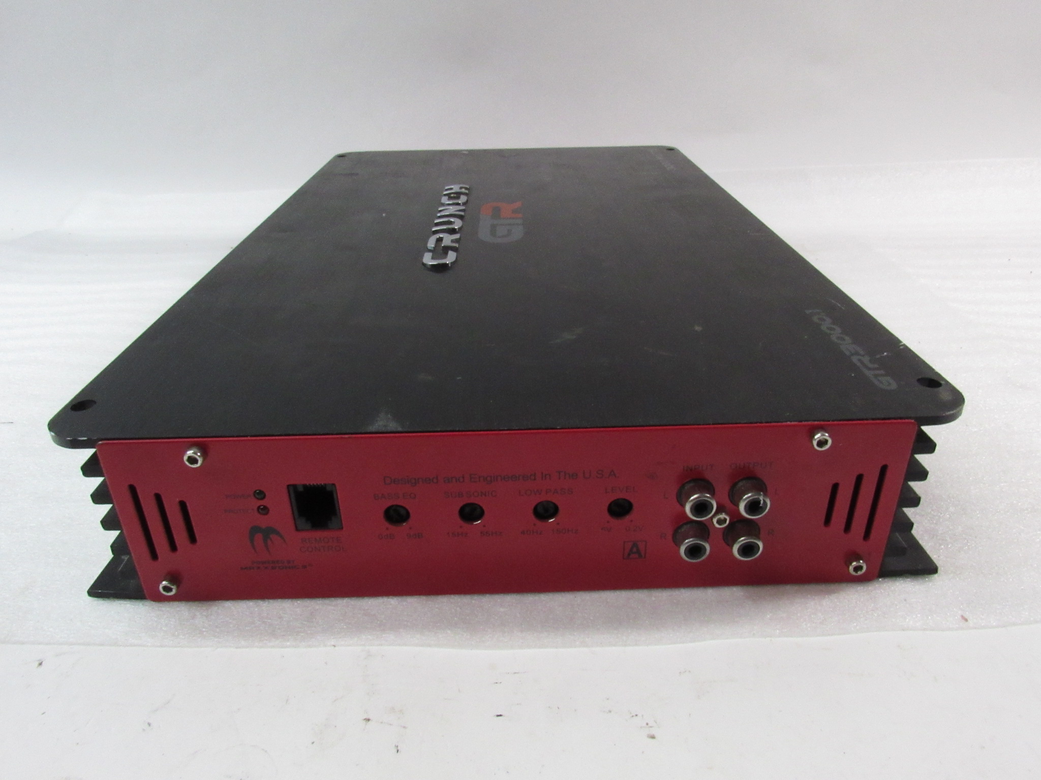 Crunch GTR3000.1 Class D Mono 3000W Monoblock Class D Subwoofer Amplifier