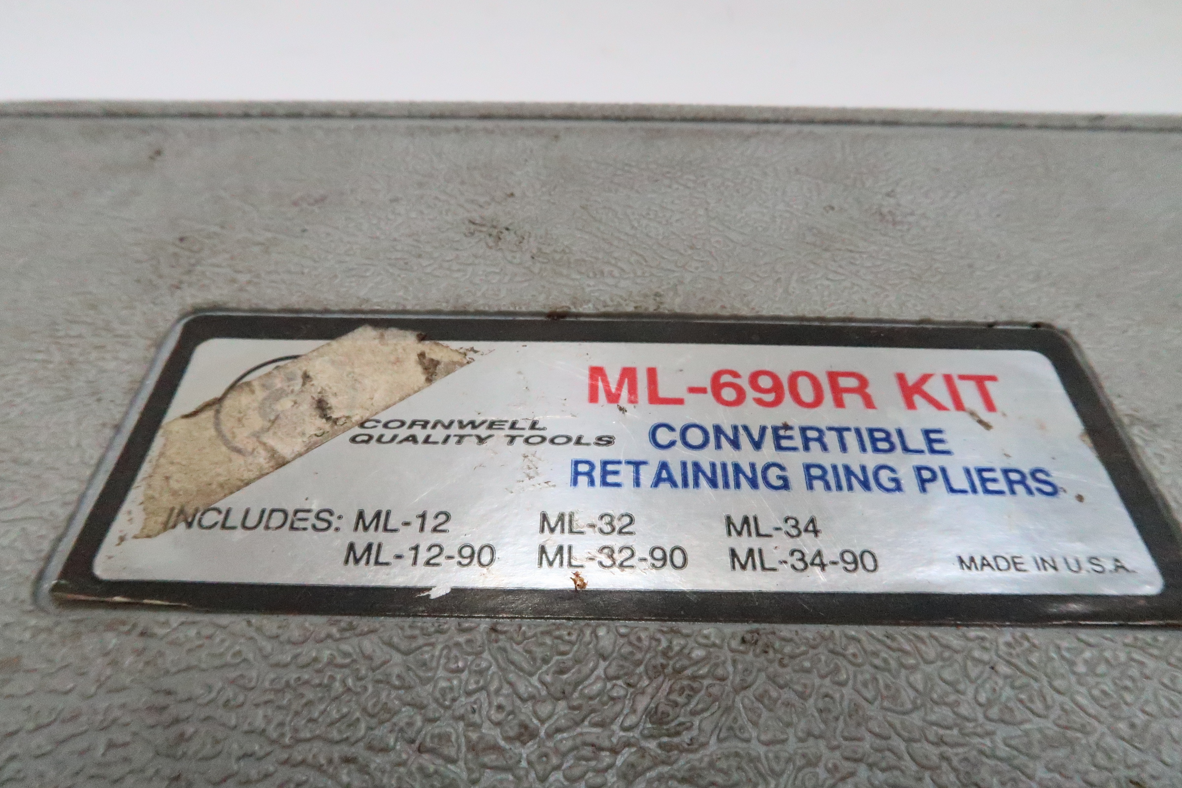 Cornwell ML690R 6pc Convertible Retaining Ring Pliers Set 0813