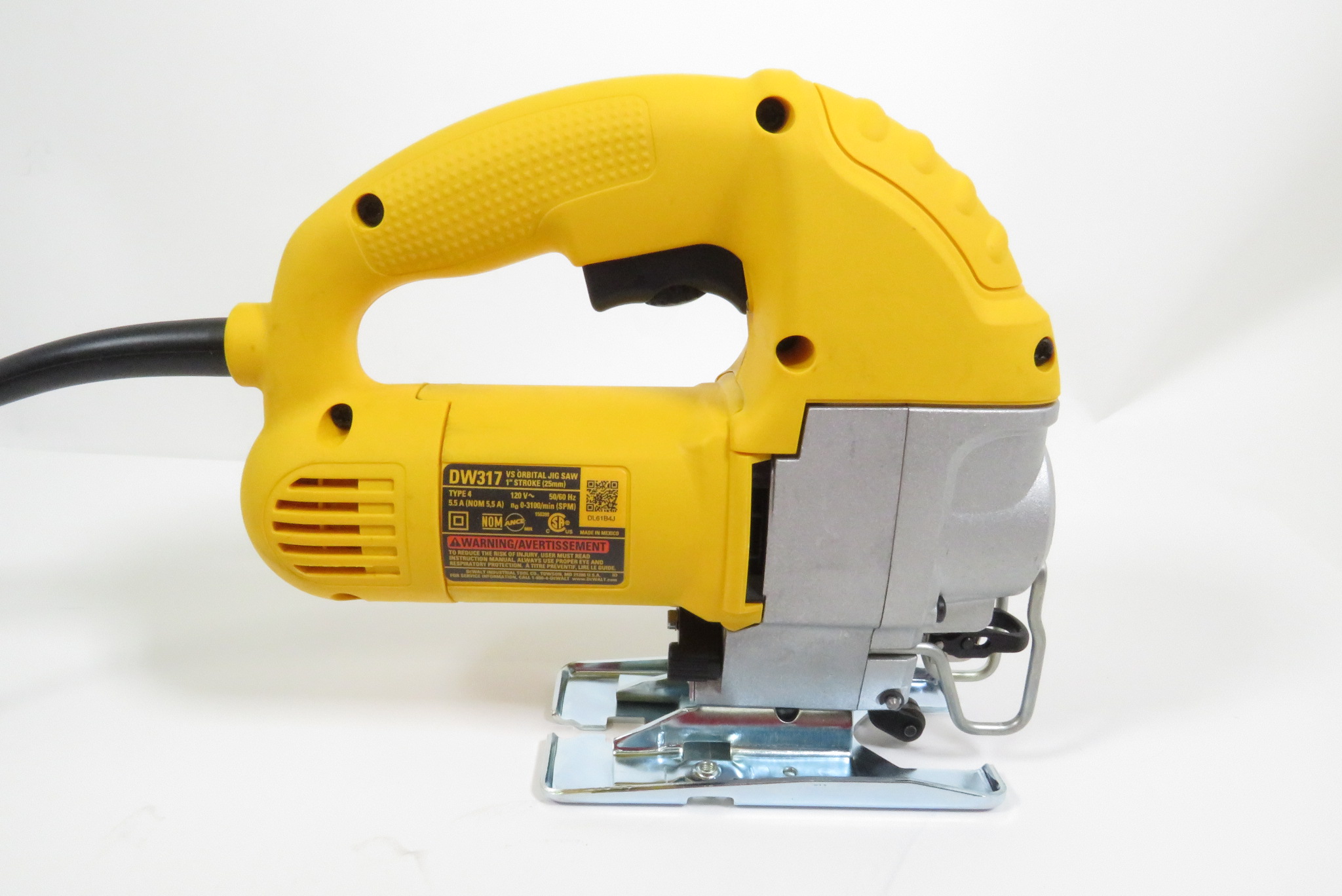 Dewalt Dw317 1 Stroke Corded Orbital Jig Saw