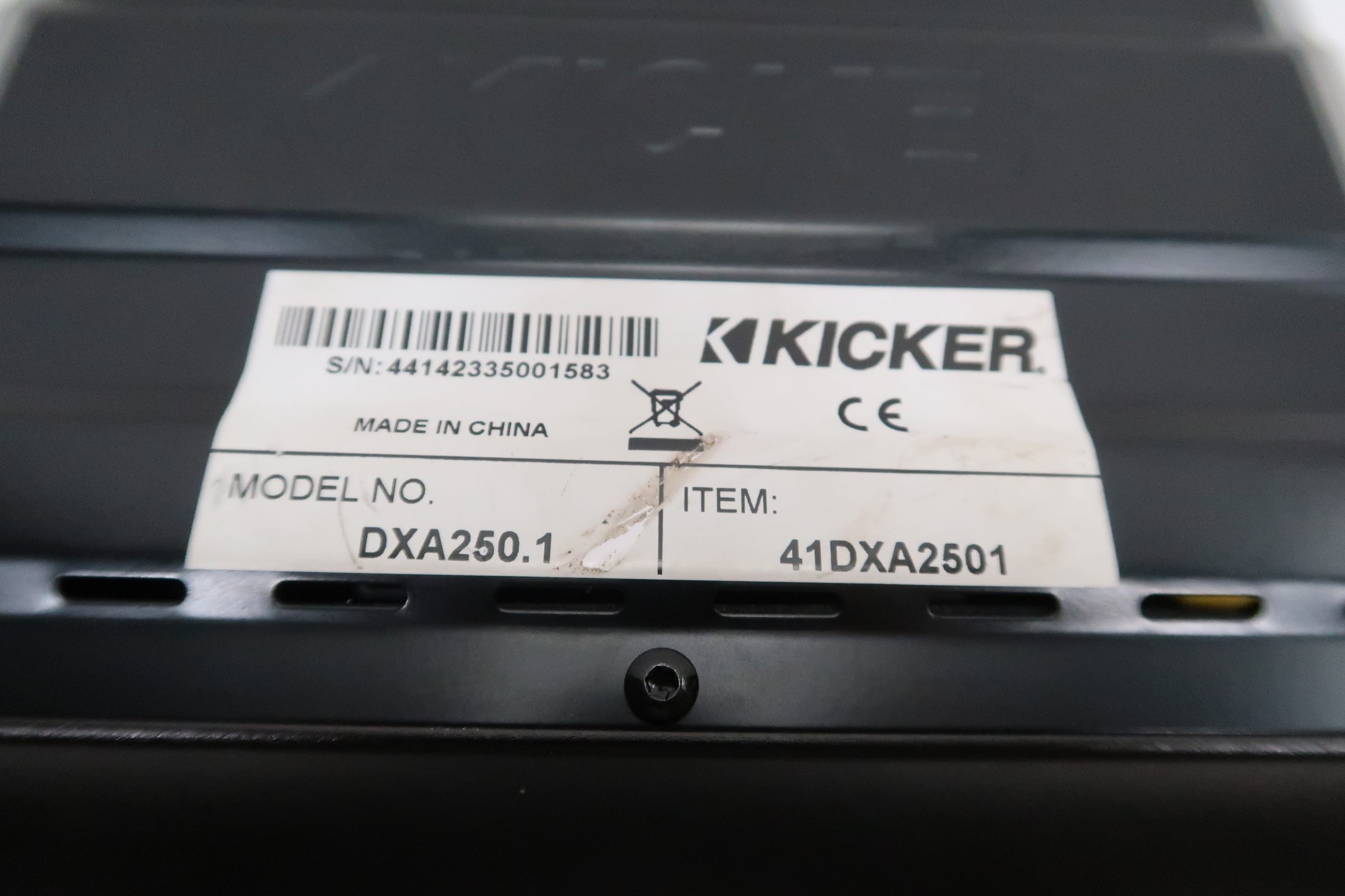 Kicker DXA250.1 500W Max (250W RMS) DXSeries Monoblock Subwoofer Amplifier