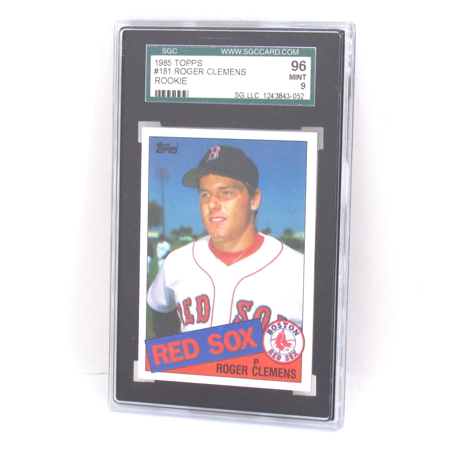 Roger Clemens #181 1985 Topps SGC Mint 9 (96) Red Sox MLB Rookie Baseball  Card
