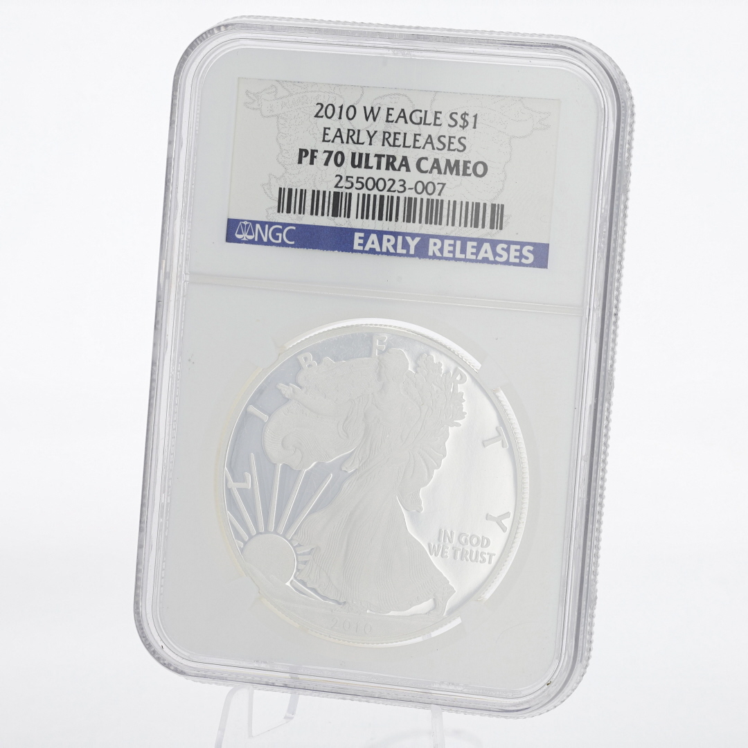 2010 W $1 Silver Eagle Early Releases NGC PF 70 Ultra Cameo US