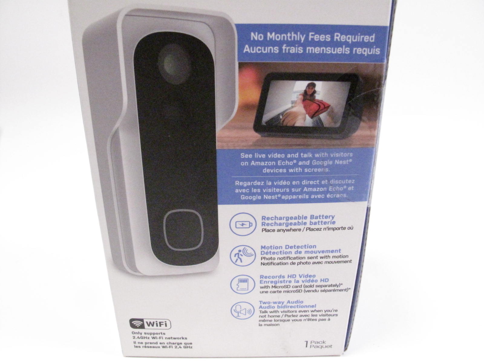 Feit Electric CAM/DOOR/WIFI/BATG2 Smart Video Doorbell